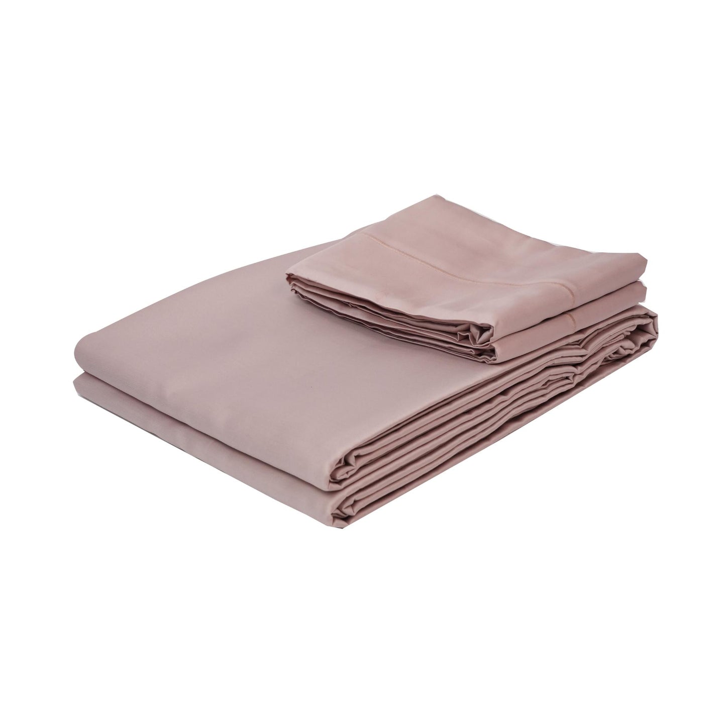 FITTED SHEET COTTON MAUVE
