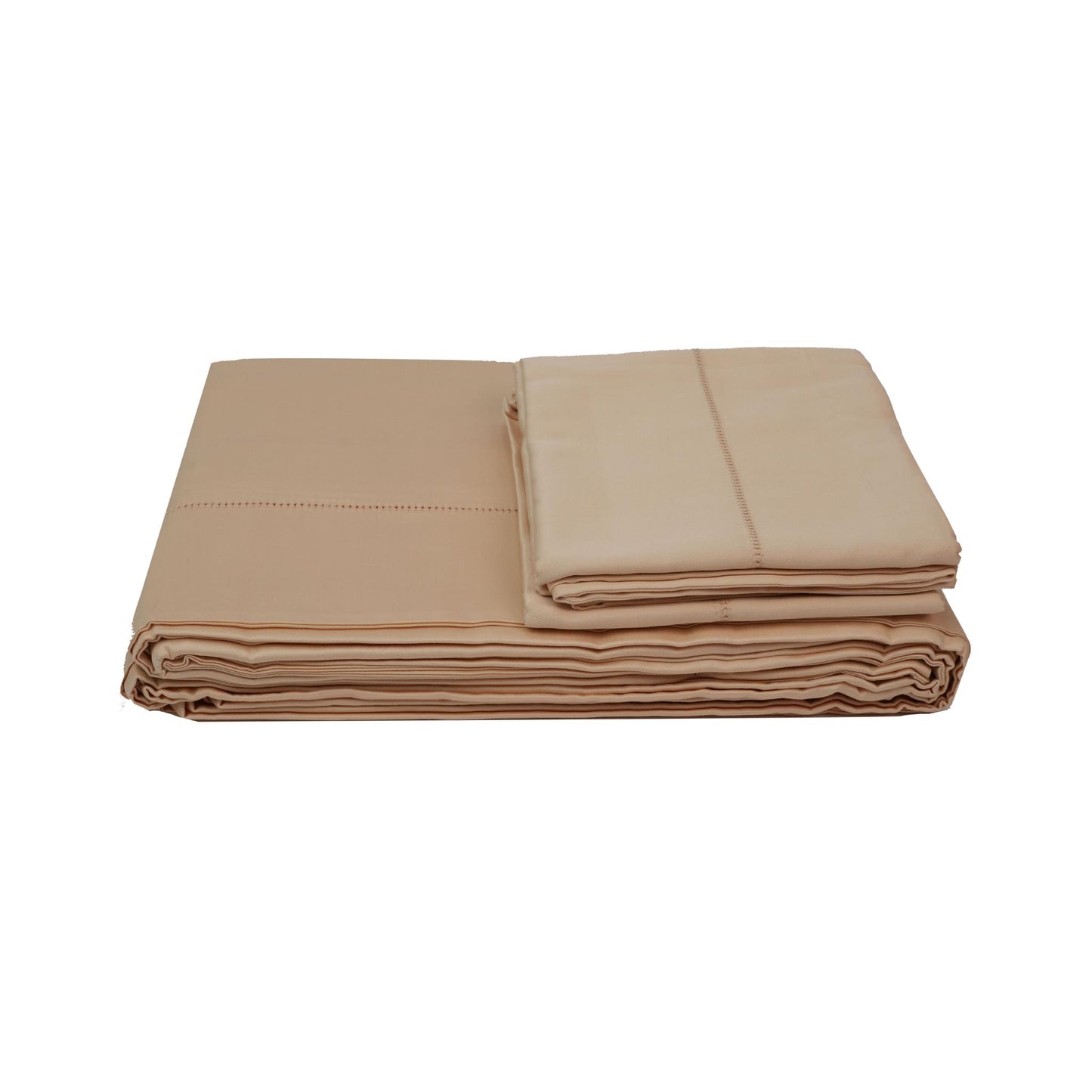 FITTED SHEET COTTON OCHRE