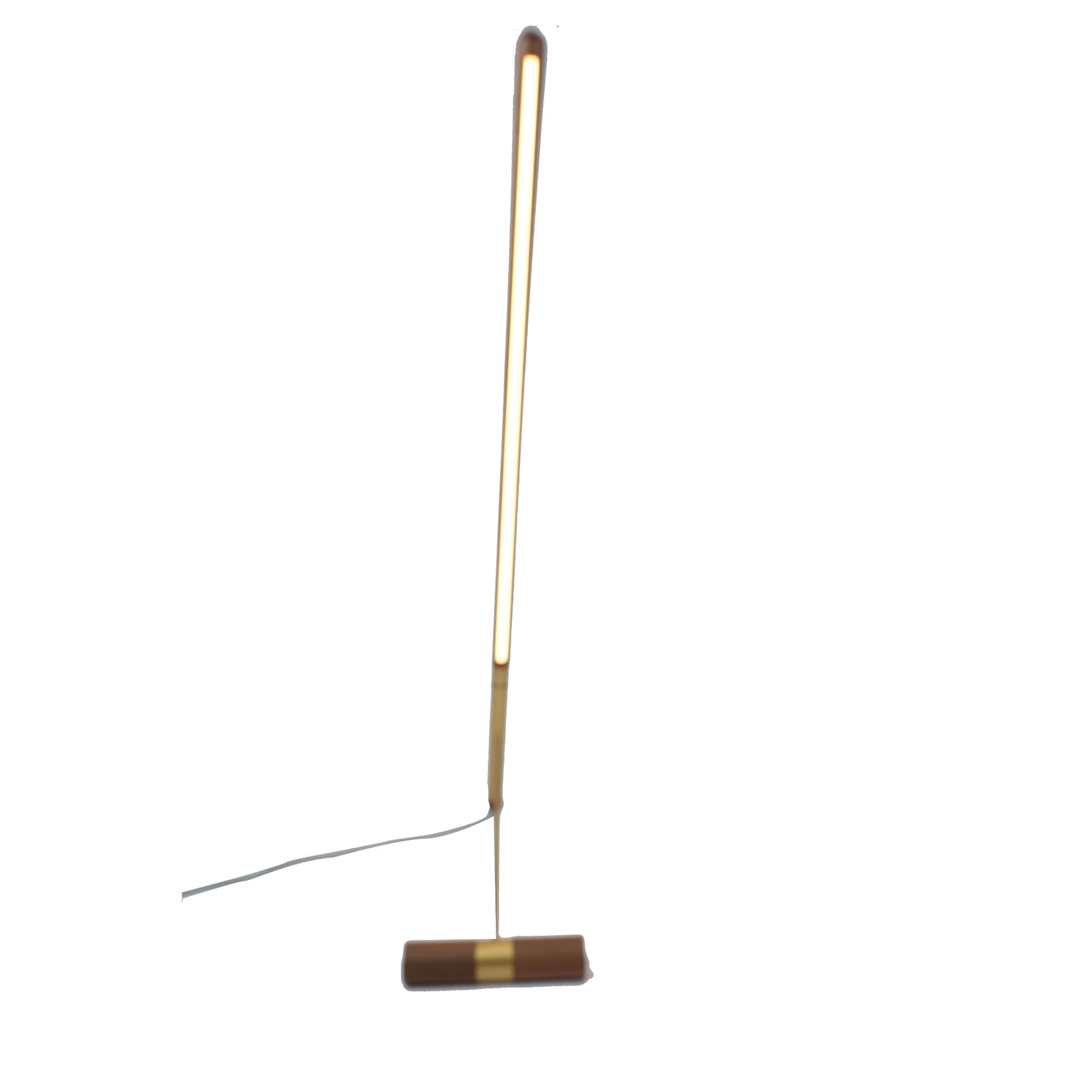 MODERN LINEA D FLOOR LAMP GOLD