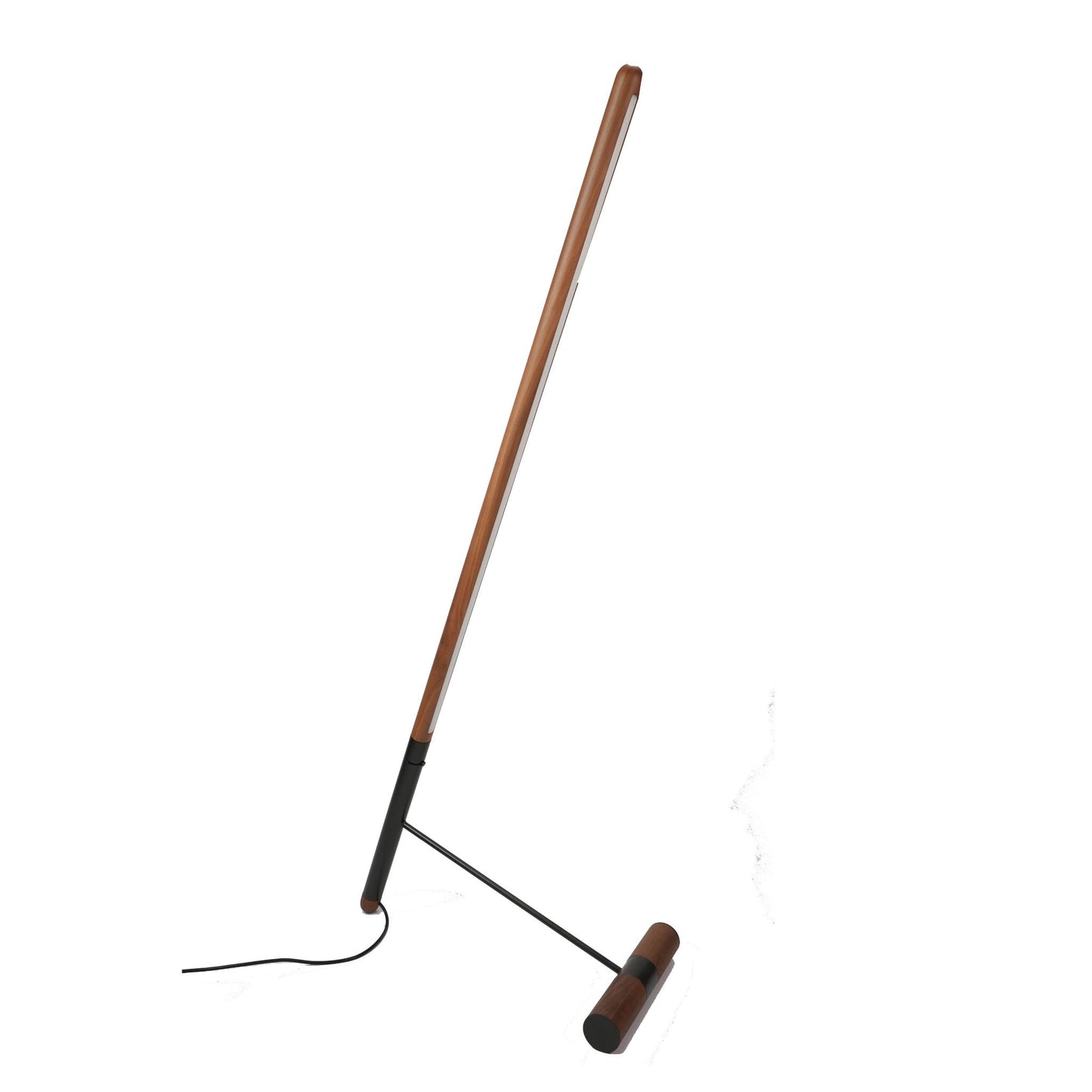 MODERN LINEA D FLOOR LAMP BLACK
