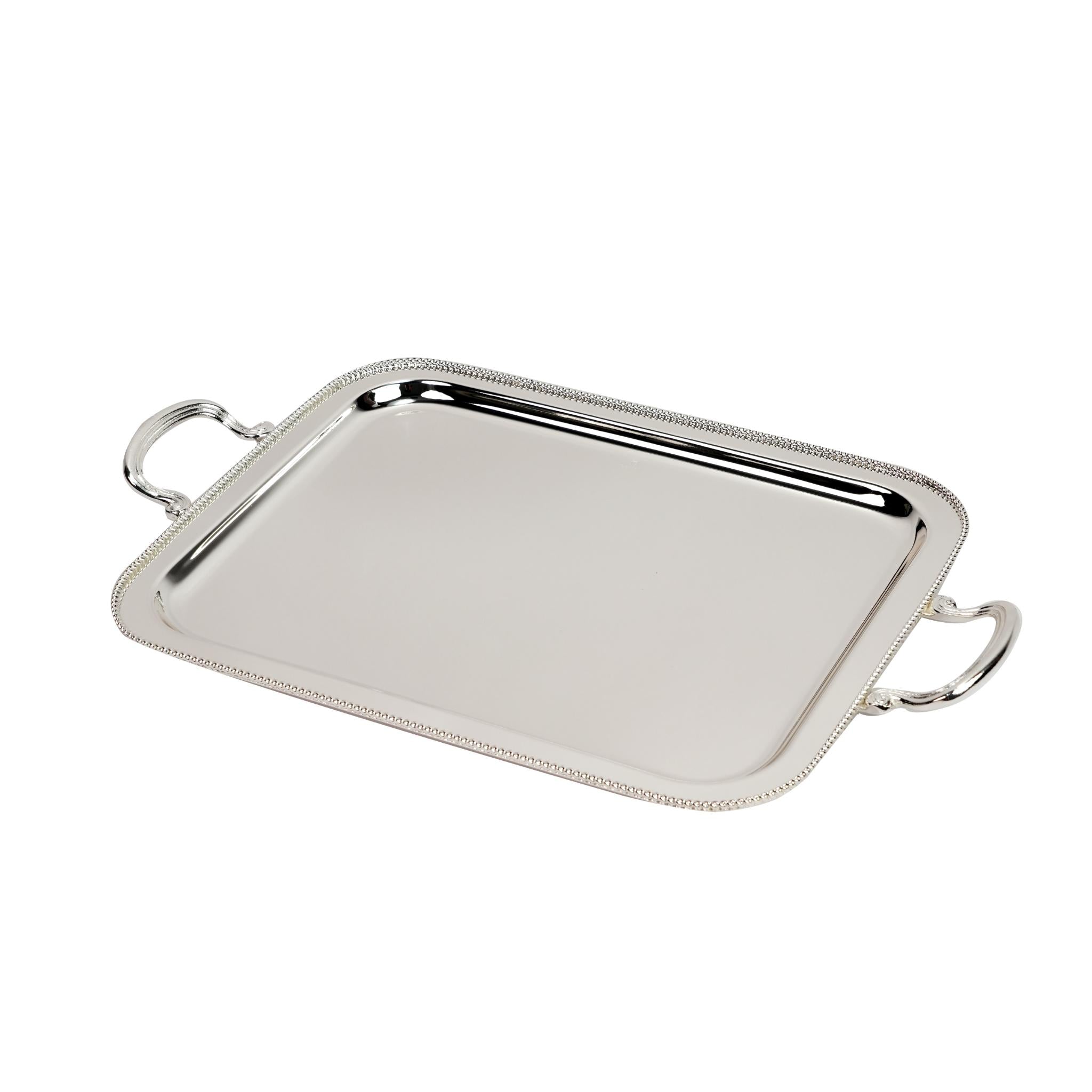 RECTANGULAR TRAY / SILVER PLATED