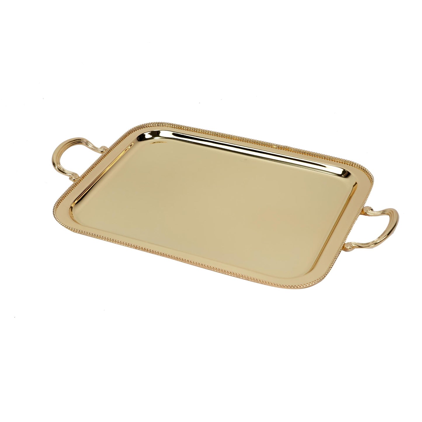 RECTANGULAR TRAY / GOLD  PLATED