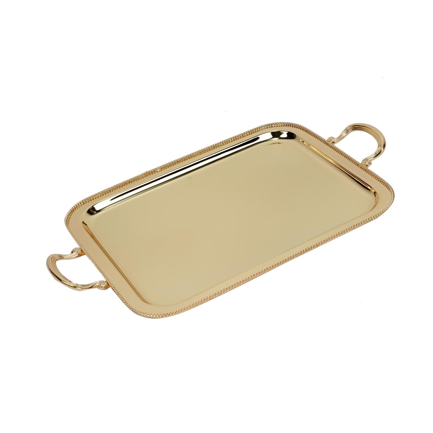 RECTANGULAR TRAY / GOLD  PLATED