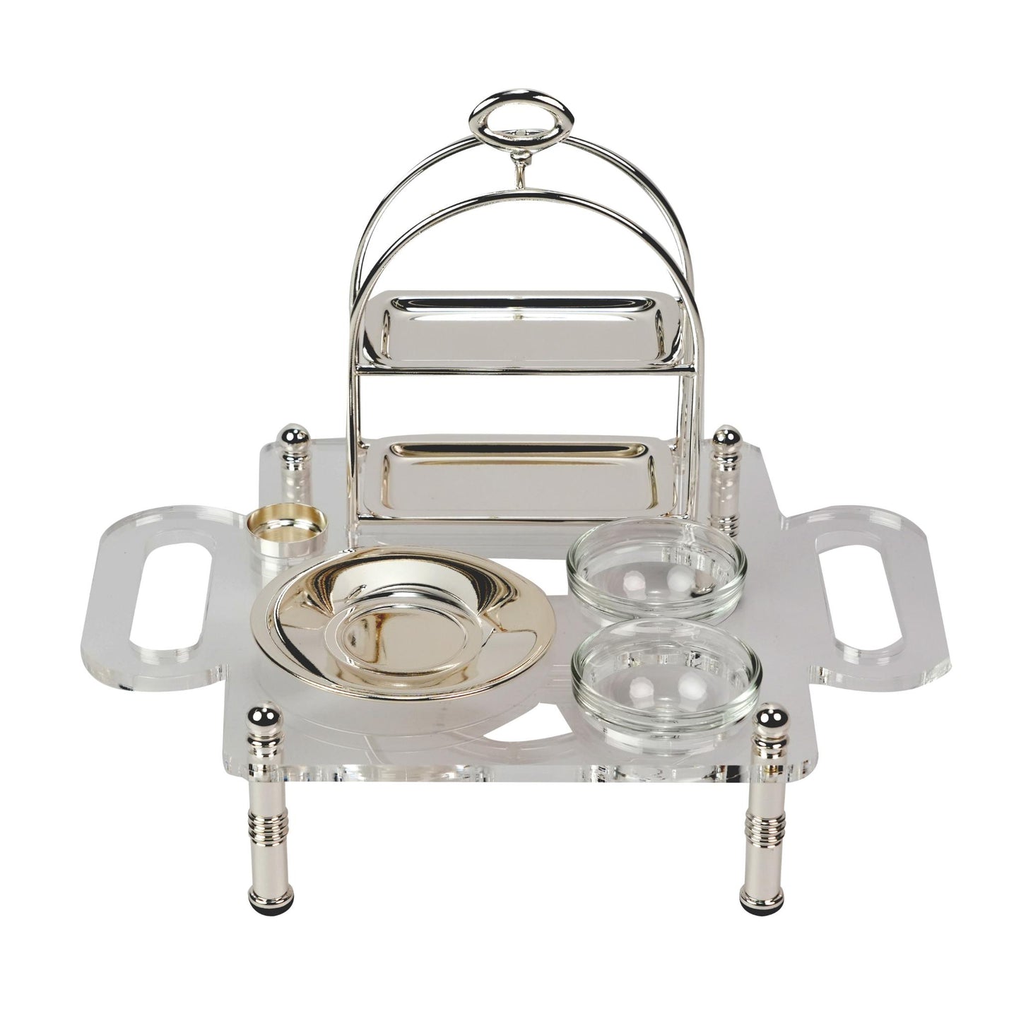 AFTERNOON TEA SET /   SILVER PLATED