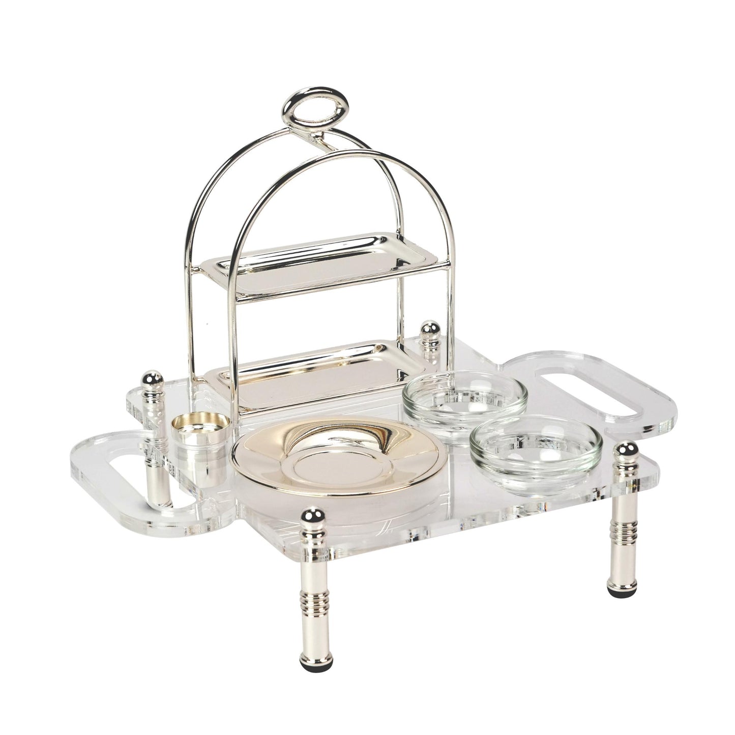 AFTERNOON TEA SET /   SILVER PLATED