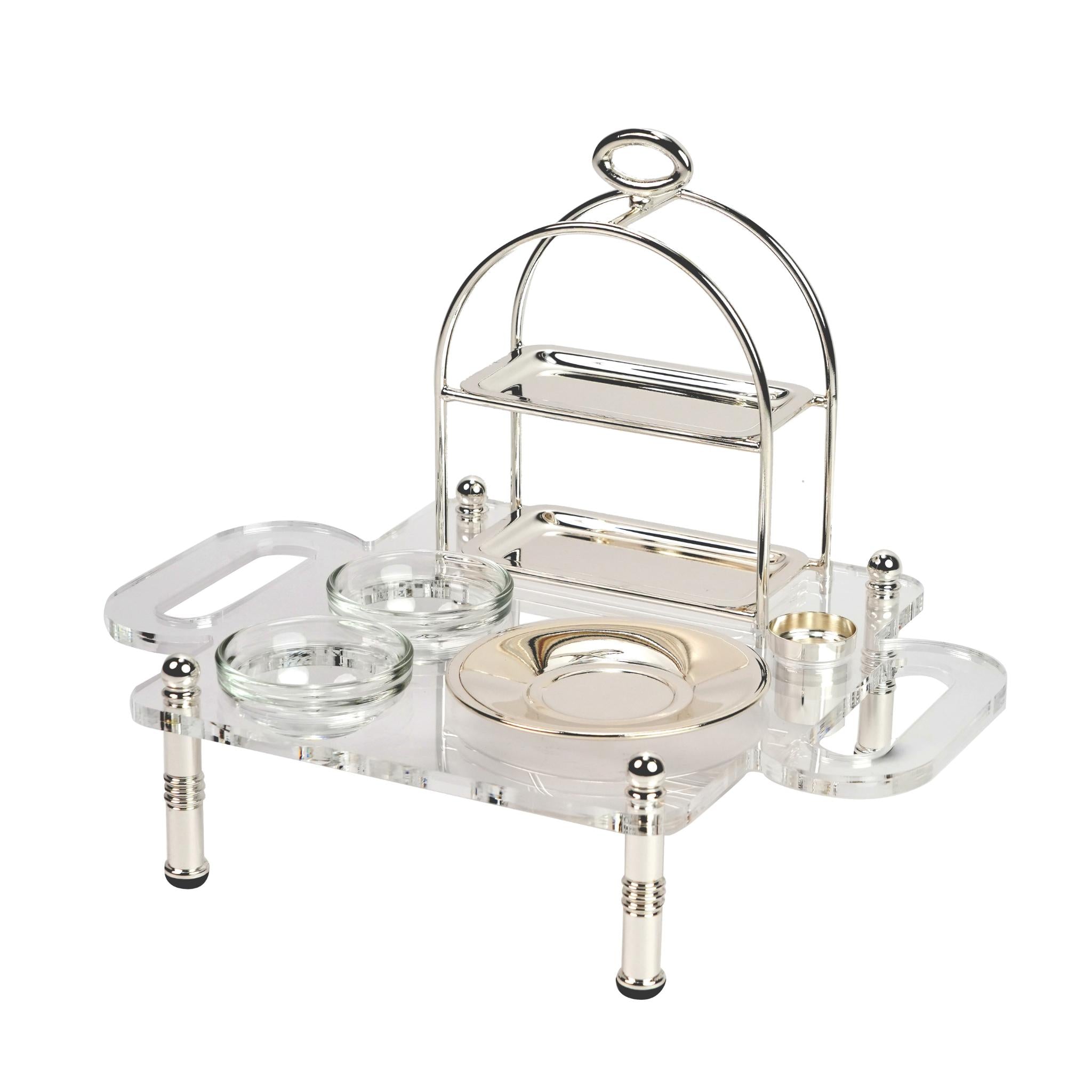 AFTERNOON TEA SET /   SILVER PLATED