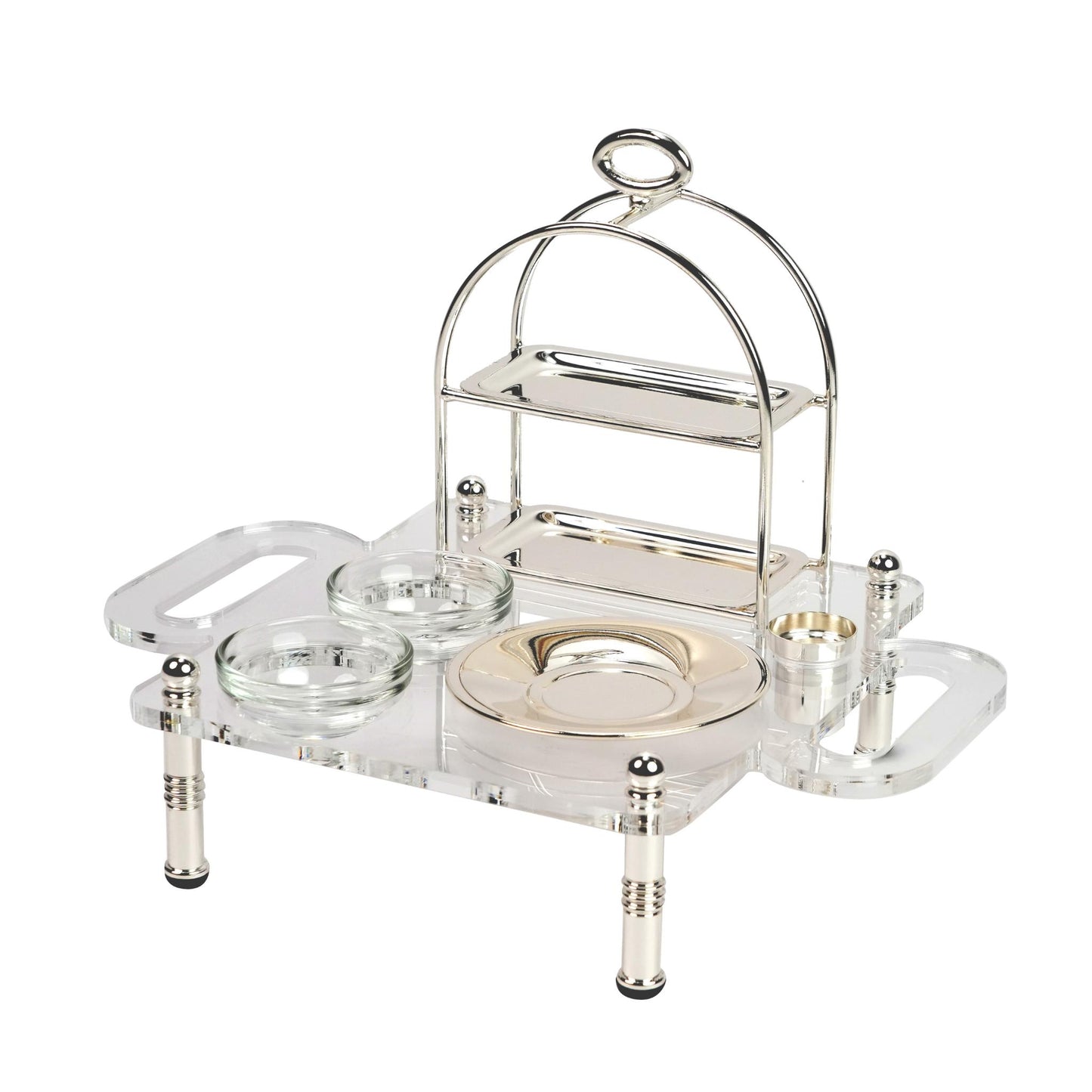 AFTERNOON TEA SET /   SILVER PLATED