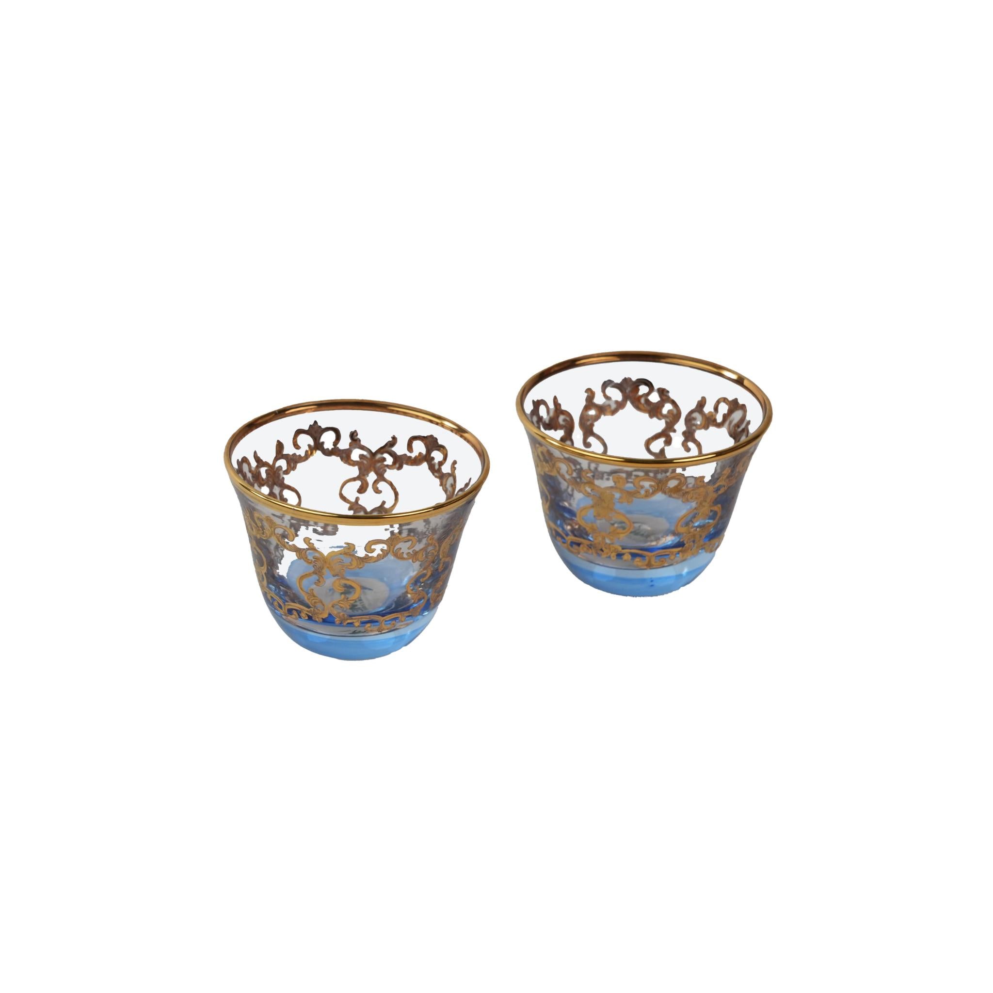 REGAL RINGS LIGHT BLUE GOLD