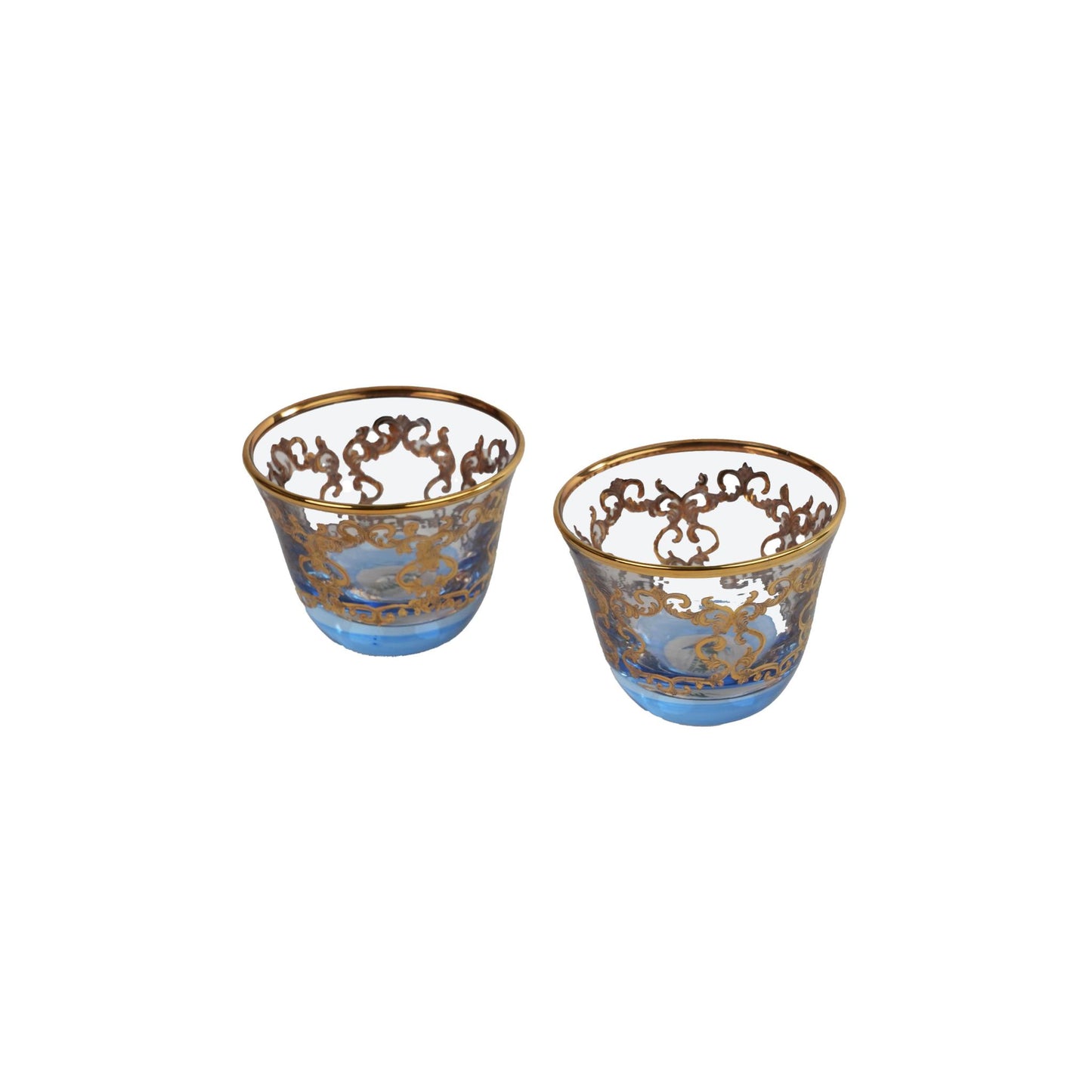 REGAL RINGS LIGHT BLUE GOLD