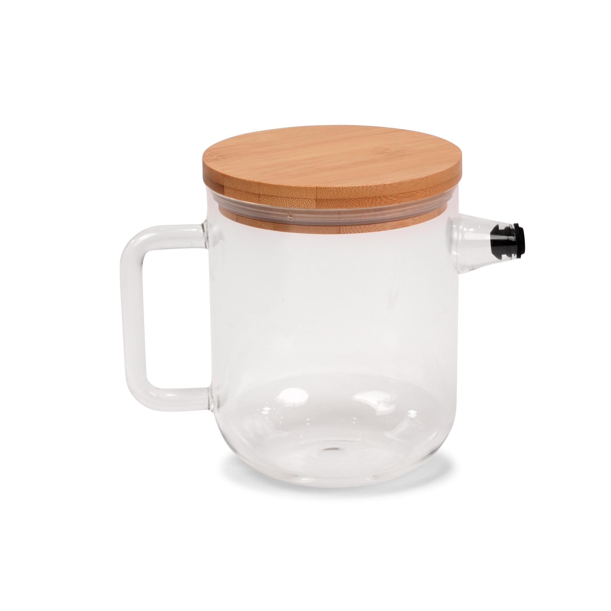 DRINK & DESIGN - TEA POT WITH ANTI - DRIP SYSTEM AND BAMBOO LID