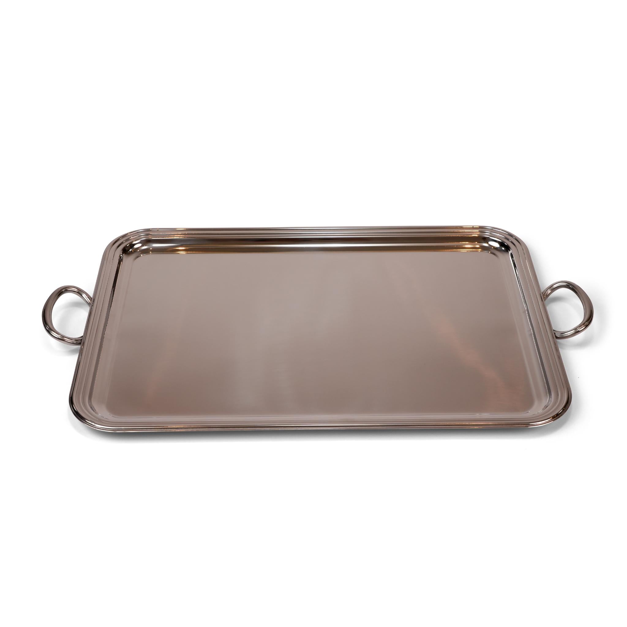 RECTANGULAR TRAY WITH HANDLE