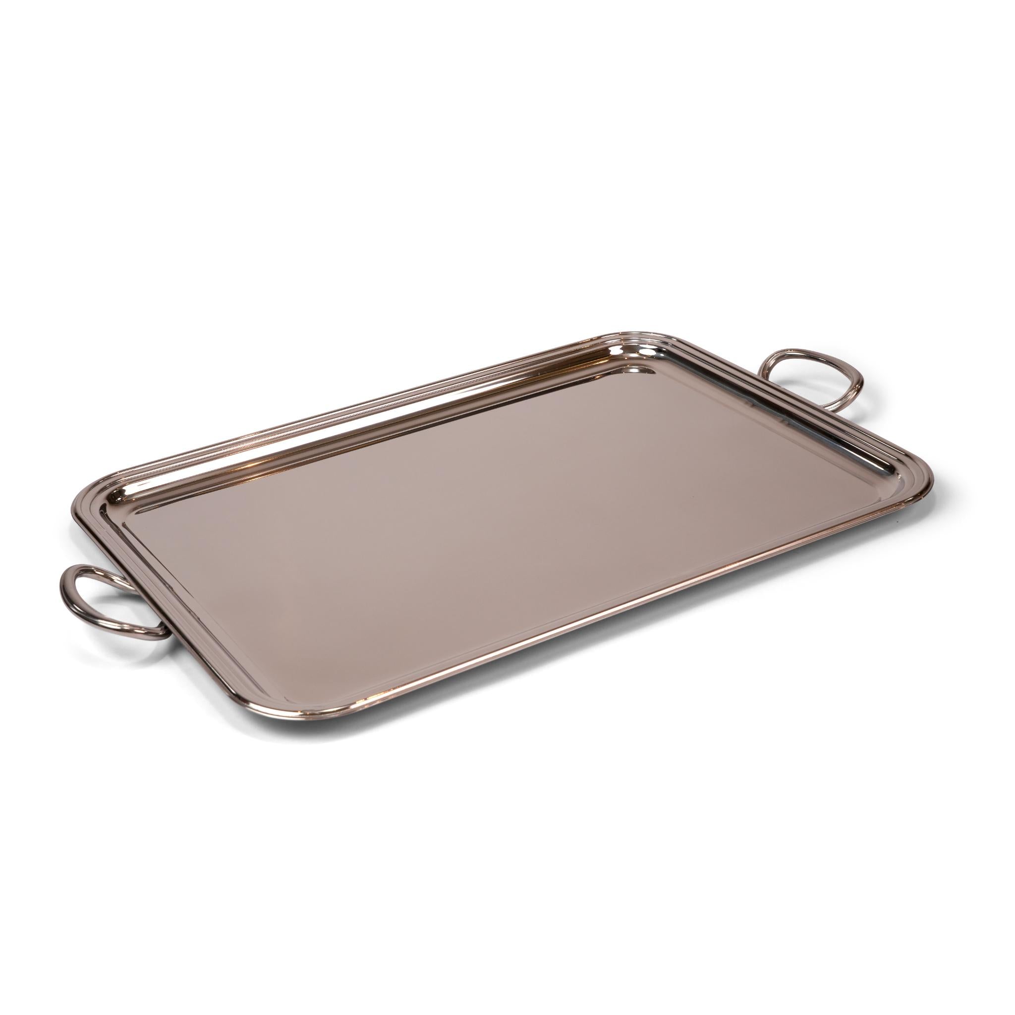 RECTANGULAR TRAY WITH HANDLE