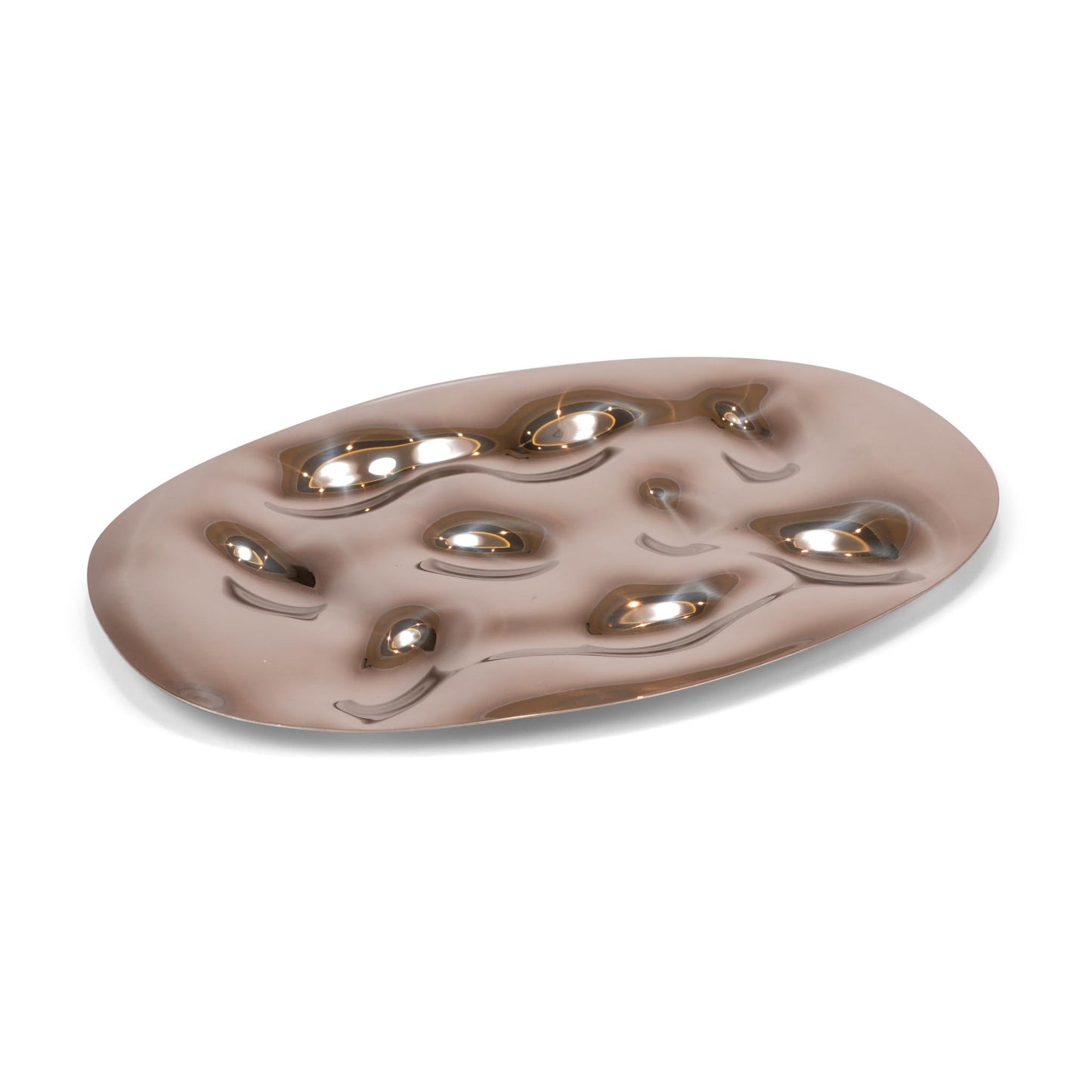 OVAL TRAY FINGER FOOD 9 COMPARTIMENTS
