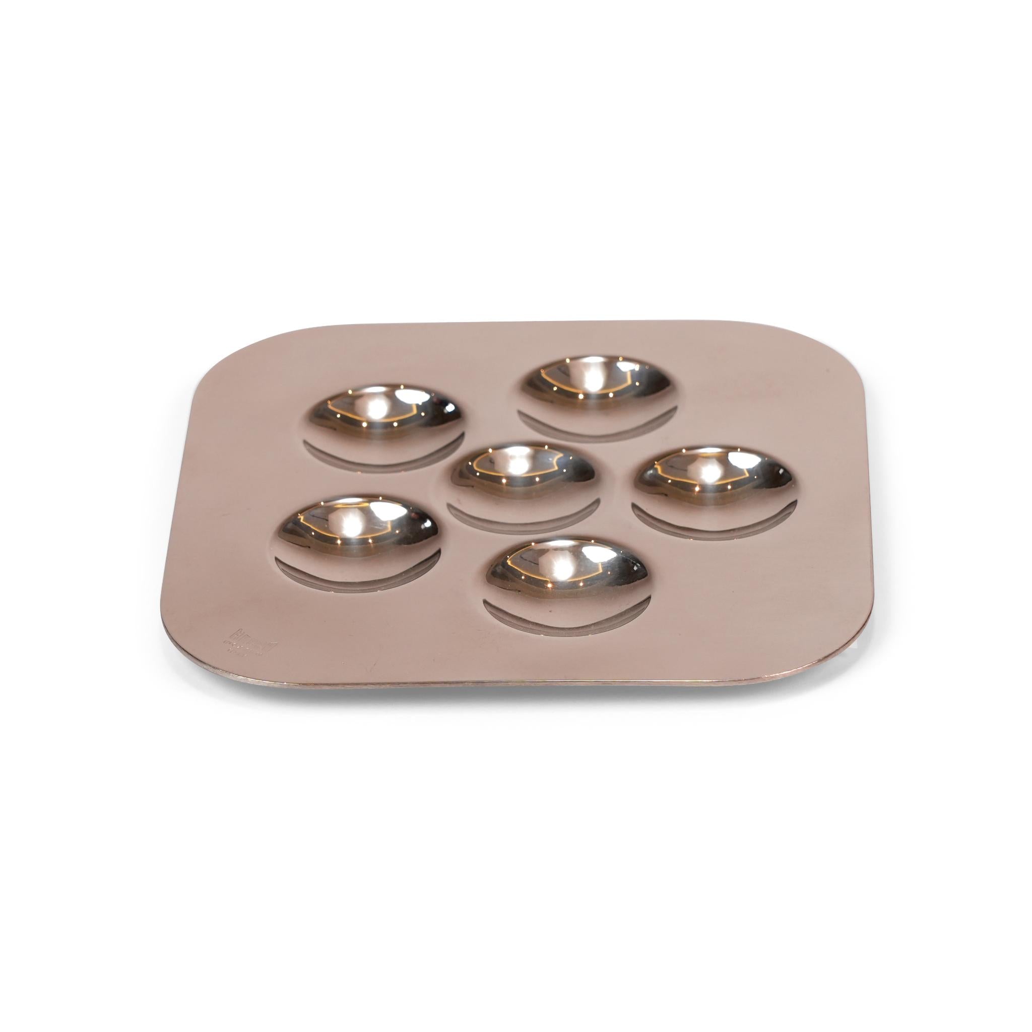 MINI SQUARE TRAY 6 COMPARTMENTS