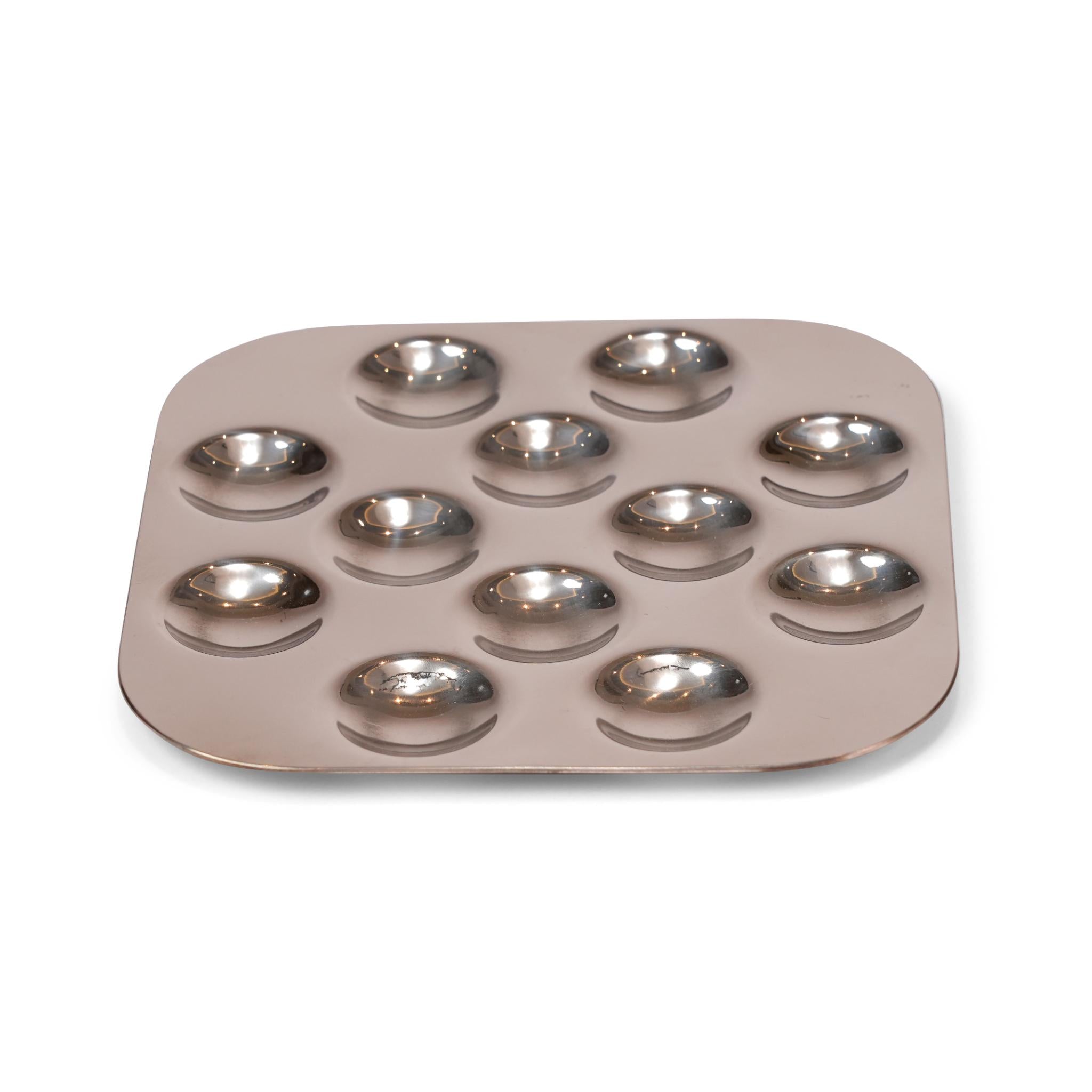 MINI SQUARE TRAY 12 COMPARTMENTS