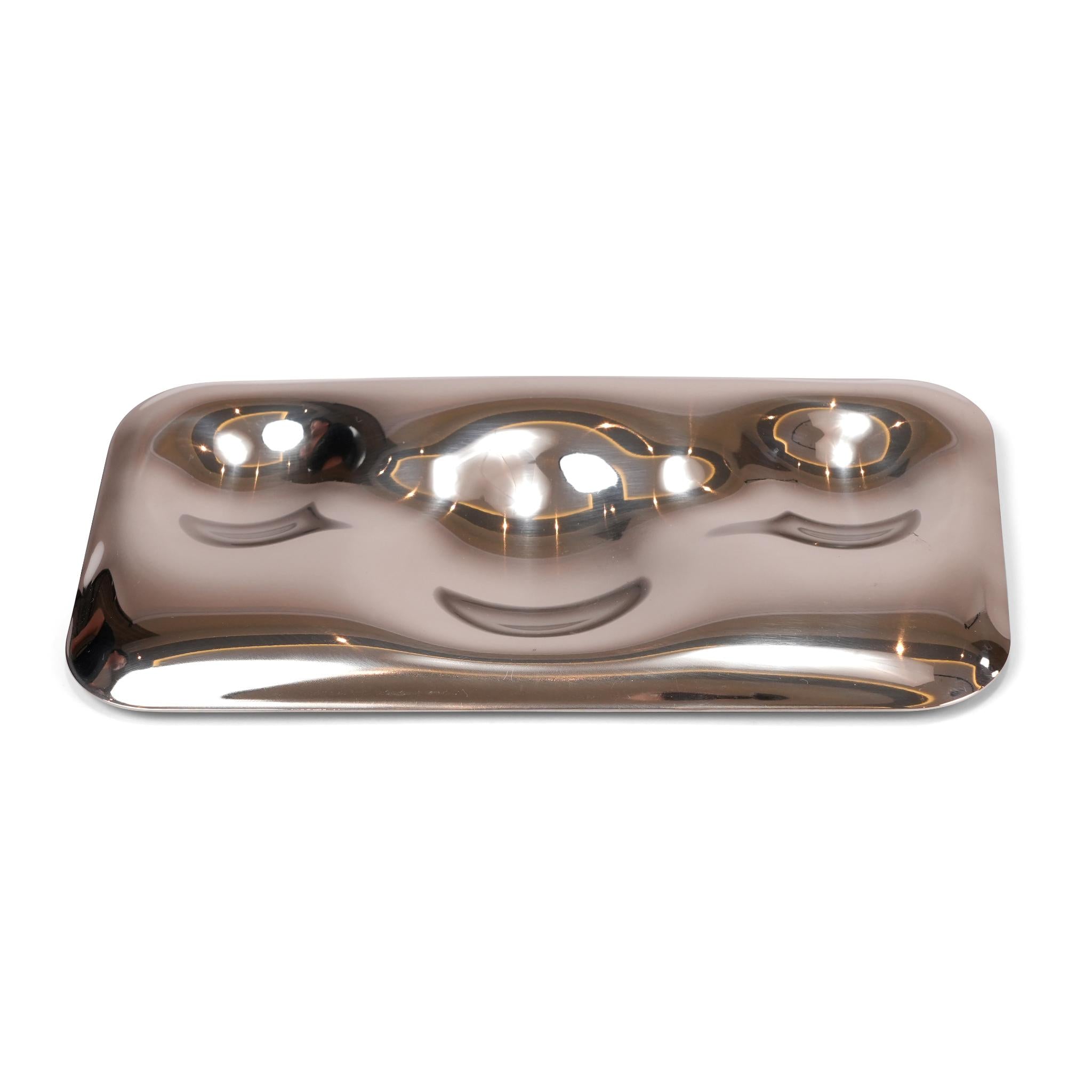 RECTANGULAR TRAY FINGER FOOD / 3 COMPARTMENTS