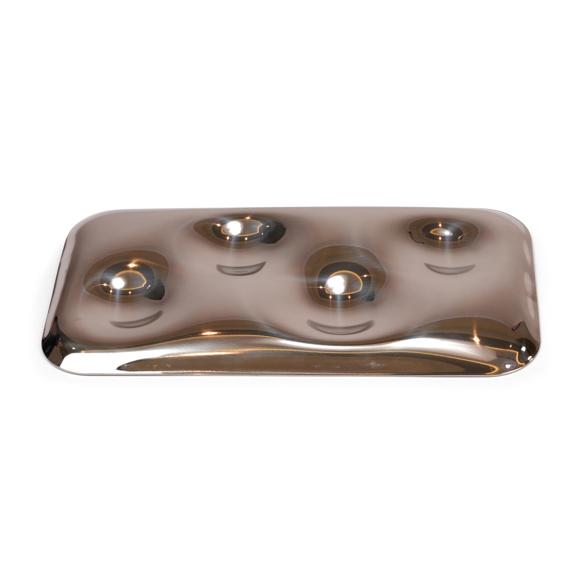 RECTANGULAR TRAY FINGER FOOD / 4 COMPARTMENTS