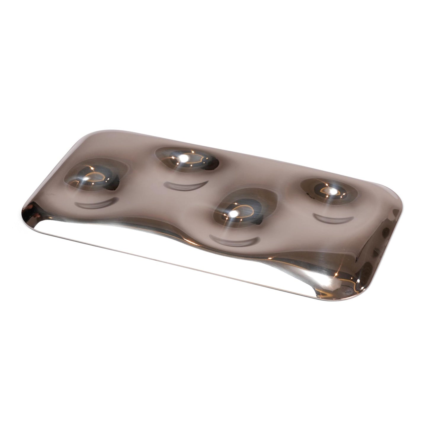 RECTANGULAR TRAY FINGER FOOD / 4 COMPARTMENTS