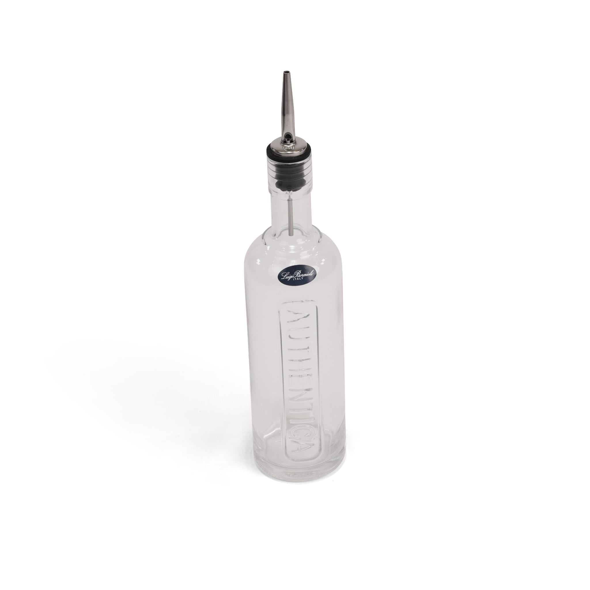 MIXOLOGY - AUTHENTICA BOTTLE WITH SILICONE / STAINLESS STEEL POURER  0.25 L