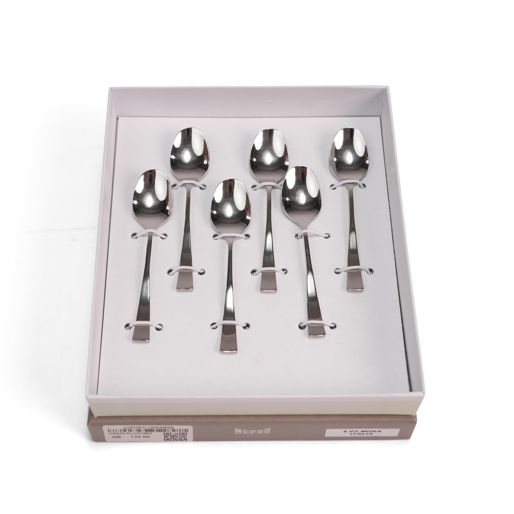 COFFEE SPOONS / MOKA   6 PCS