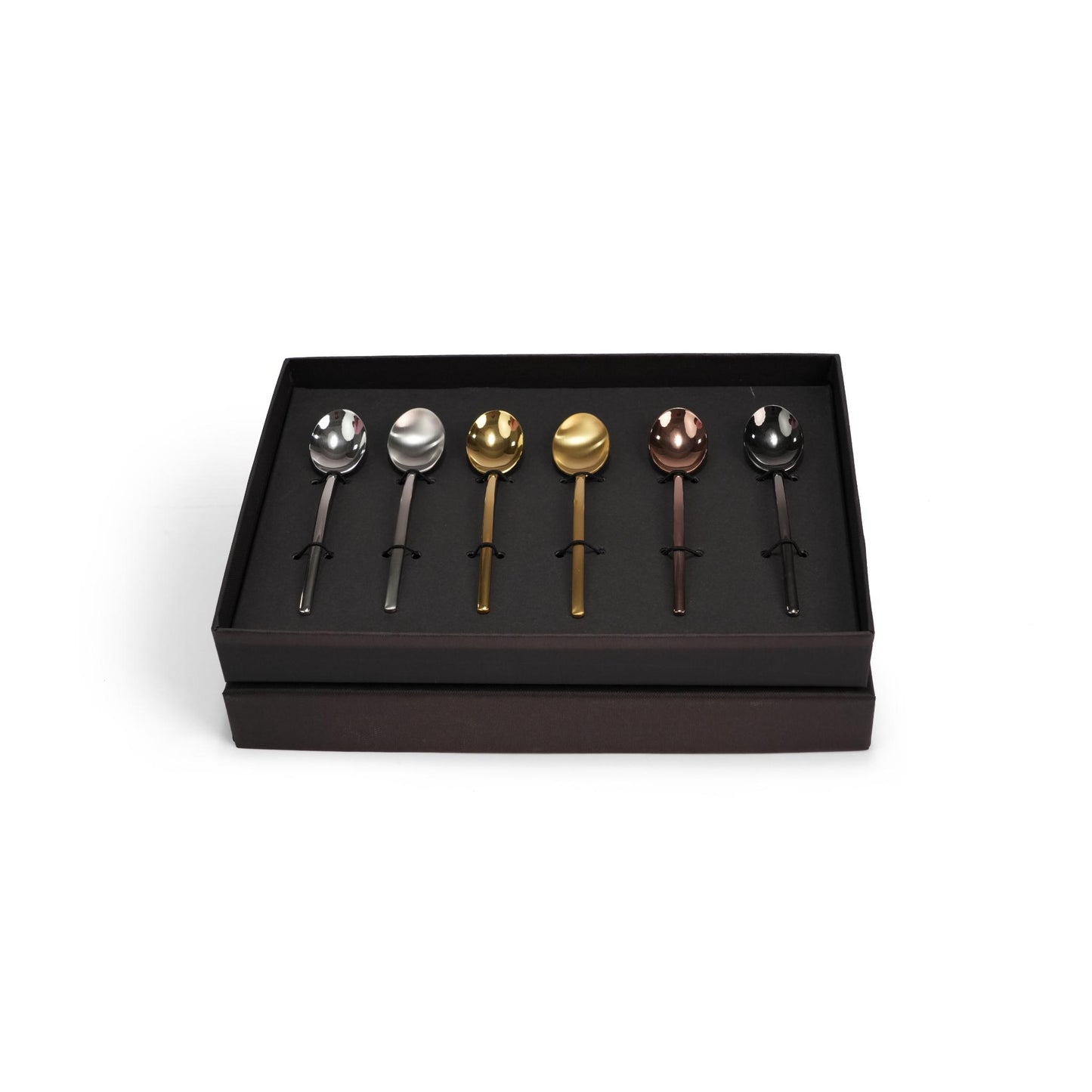 ASSORTED COLOURS SETS / TEASPOONS DUE  6 PCS