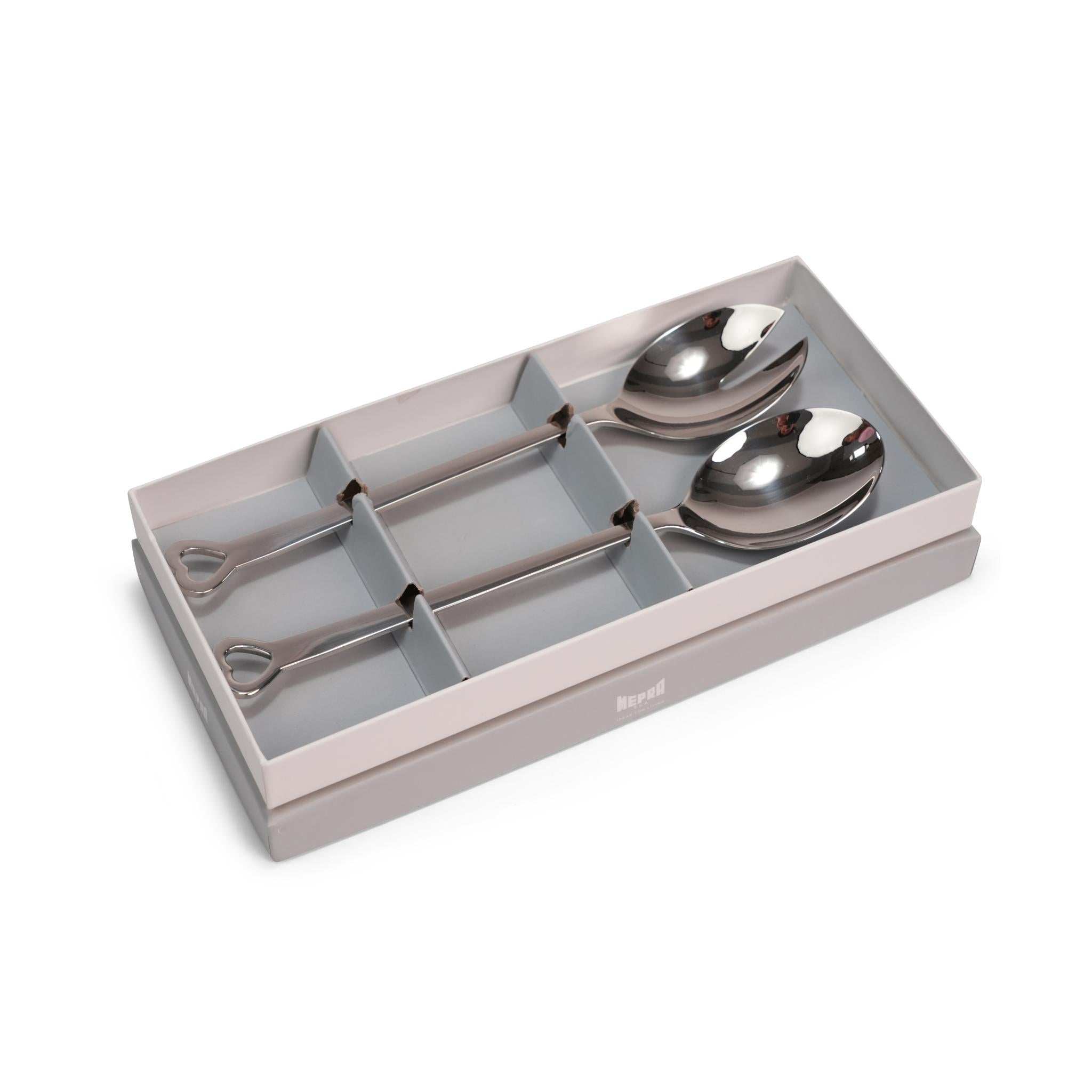 SET OF 2 PCS SALAD SERVING SET