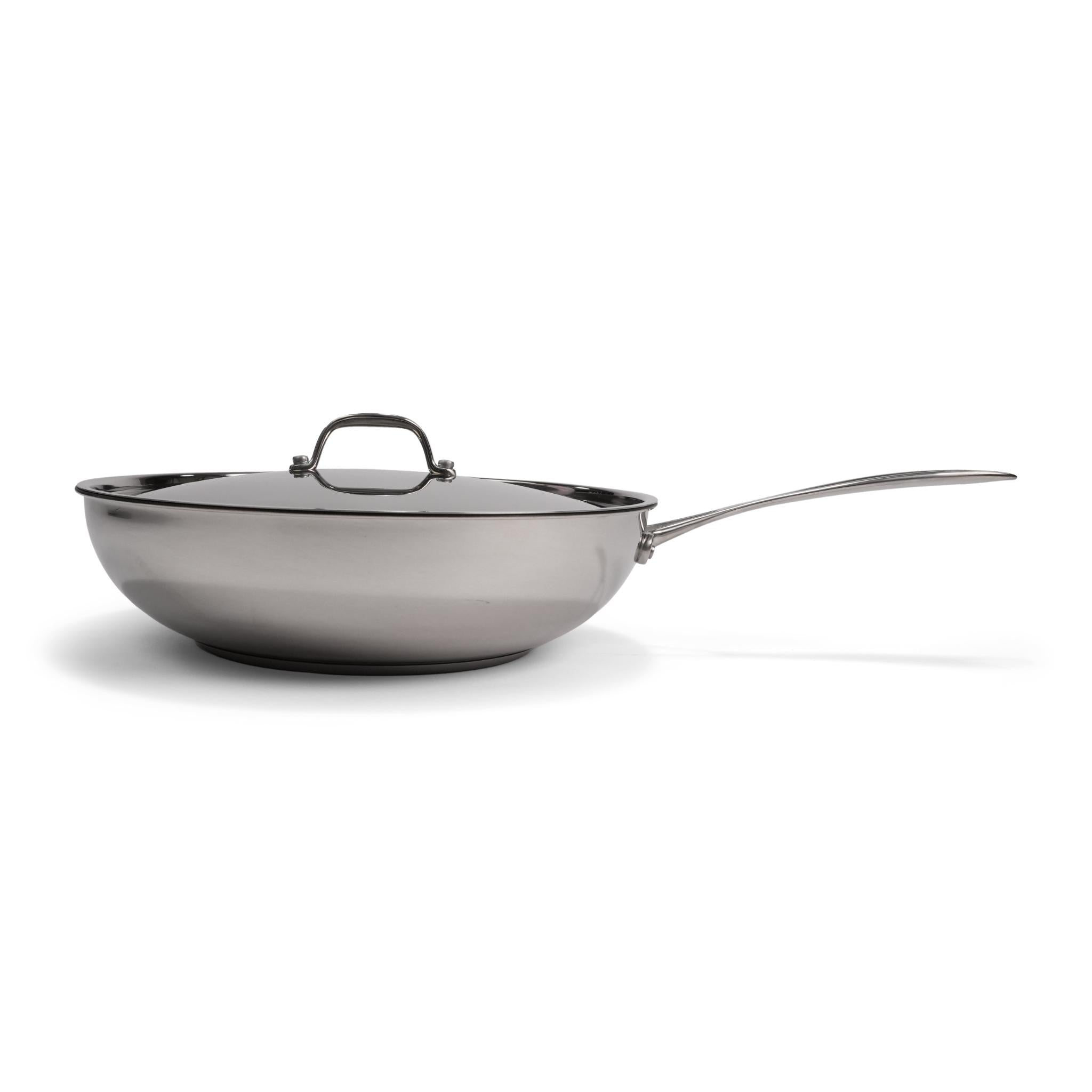 NON STICK WOK WITH LID