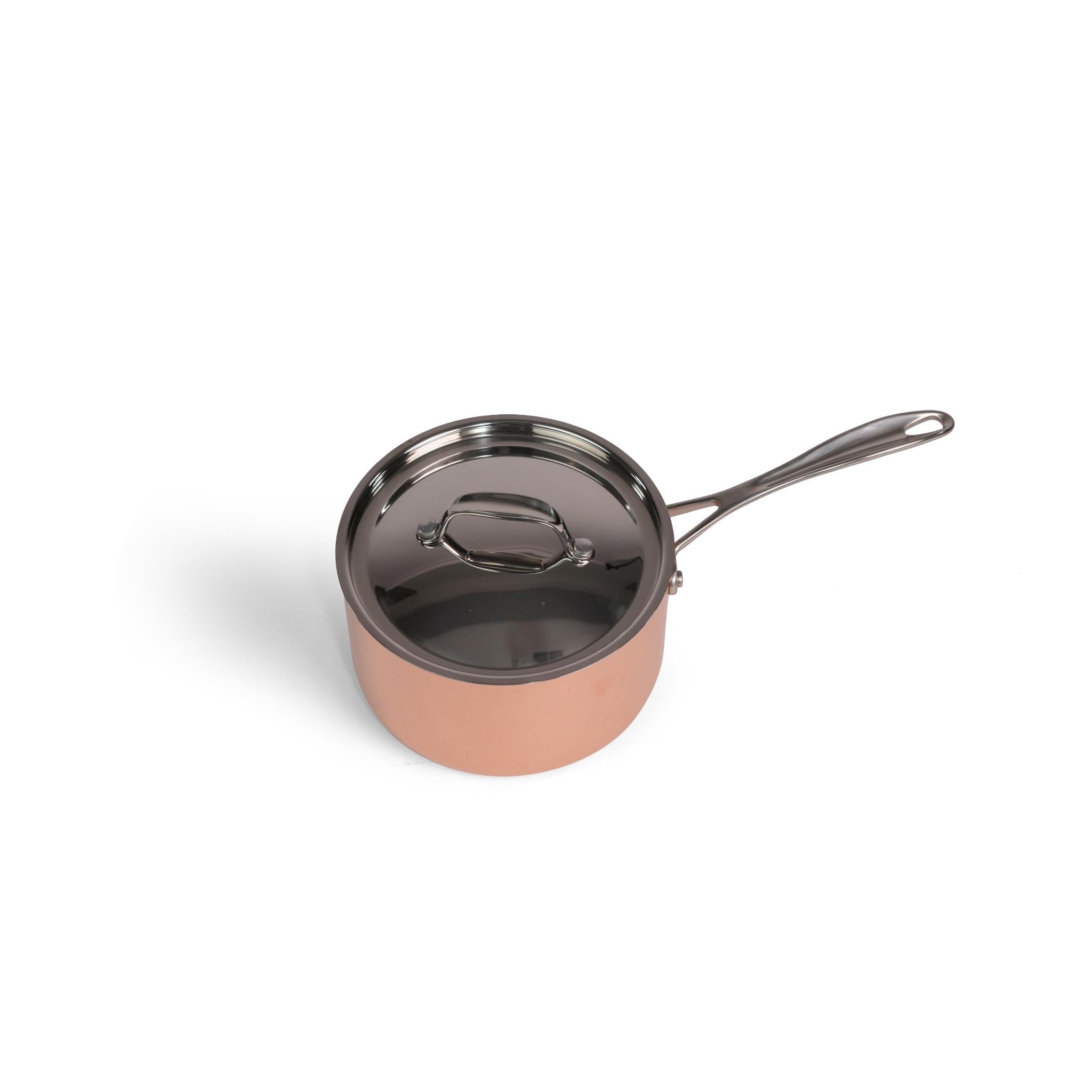 TRI-PLY CASSEROLE 1 HANDLE WITH LID