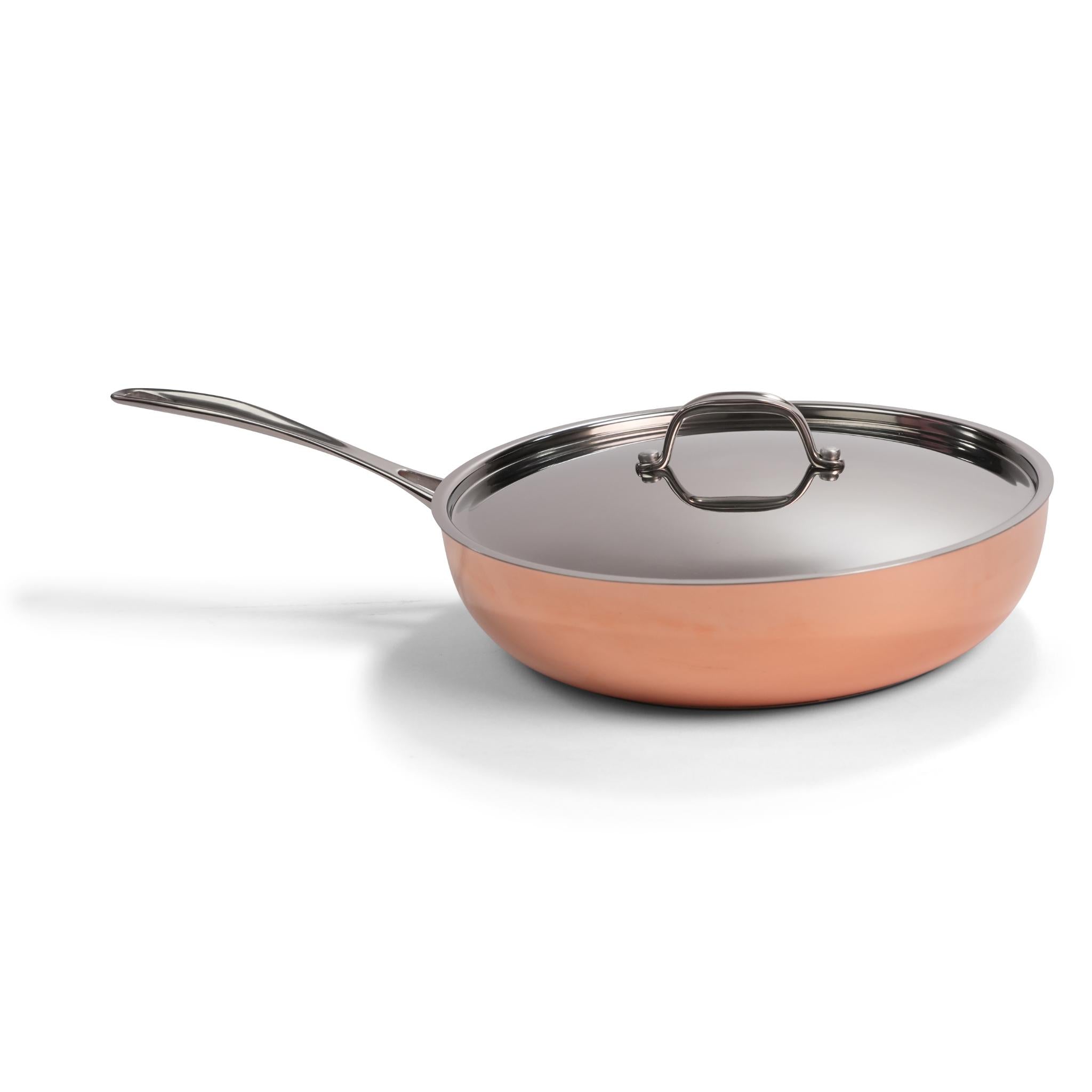 TRY PLY FRYING PAN 1 HANDLE WITH LID