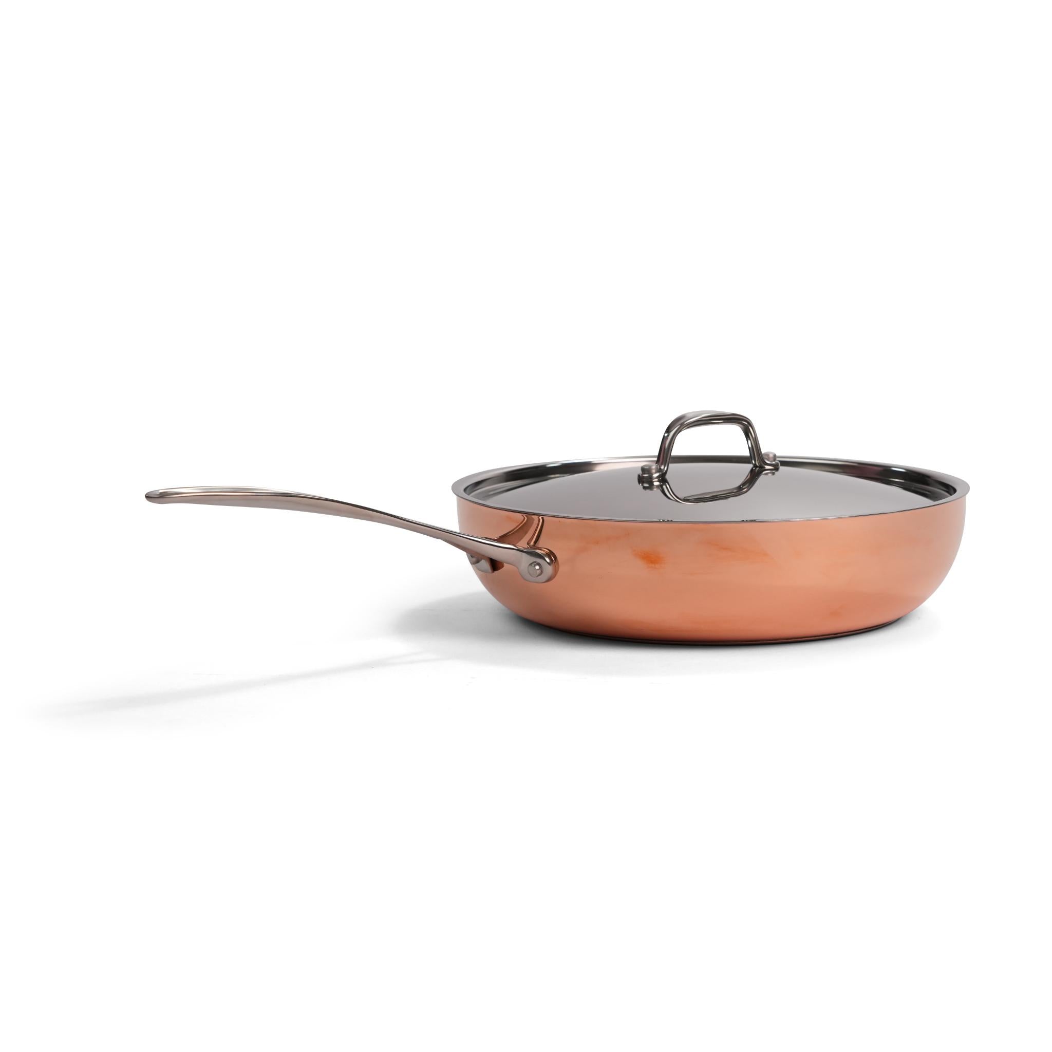 TRY PLY FRYING PAN 1 HANDLE WITH LID