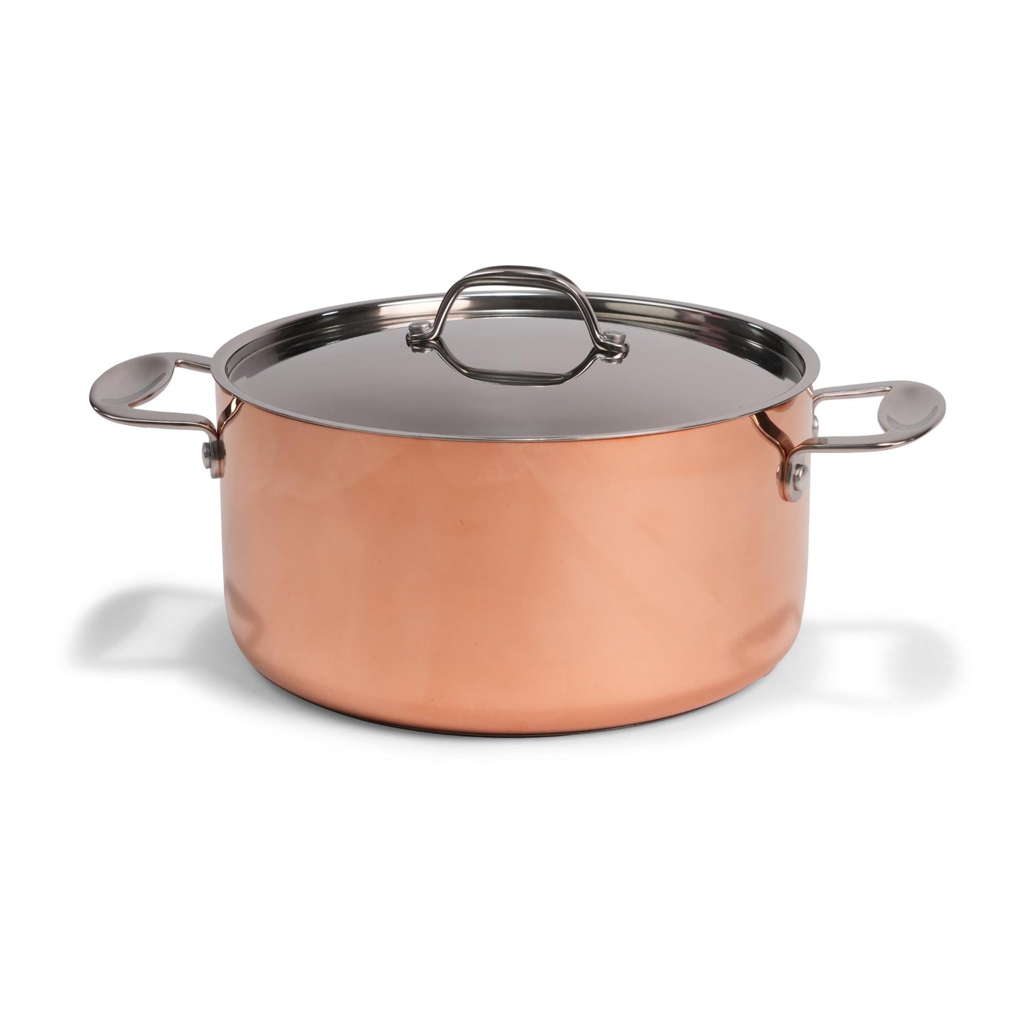 TRI - PLY CASSEROLE 2 HANDLE WITH LID
