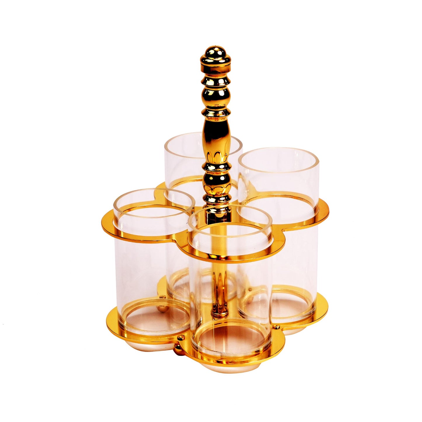 PLEXI STAND FOR CUTLERY HOLDER / GOLD PLATED