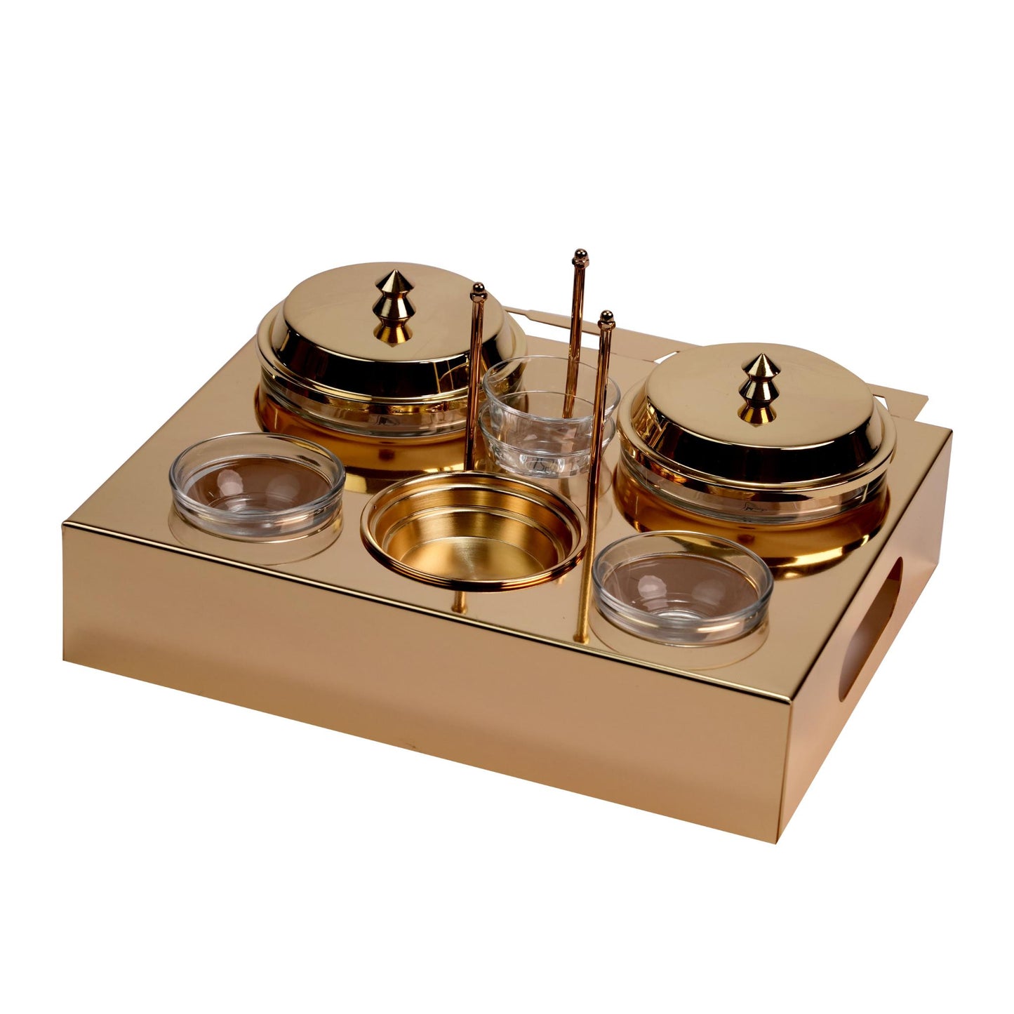 STAND FOR DATES BOWLS / GOLD PLATED
