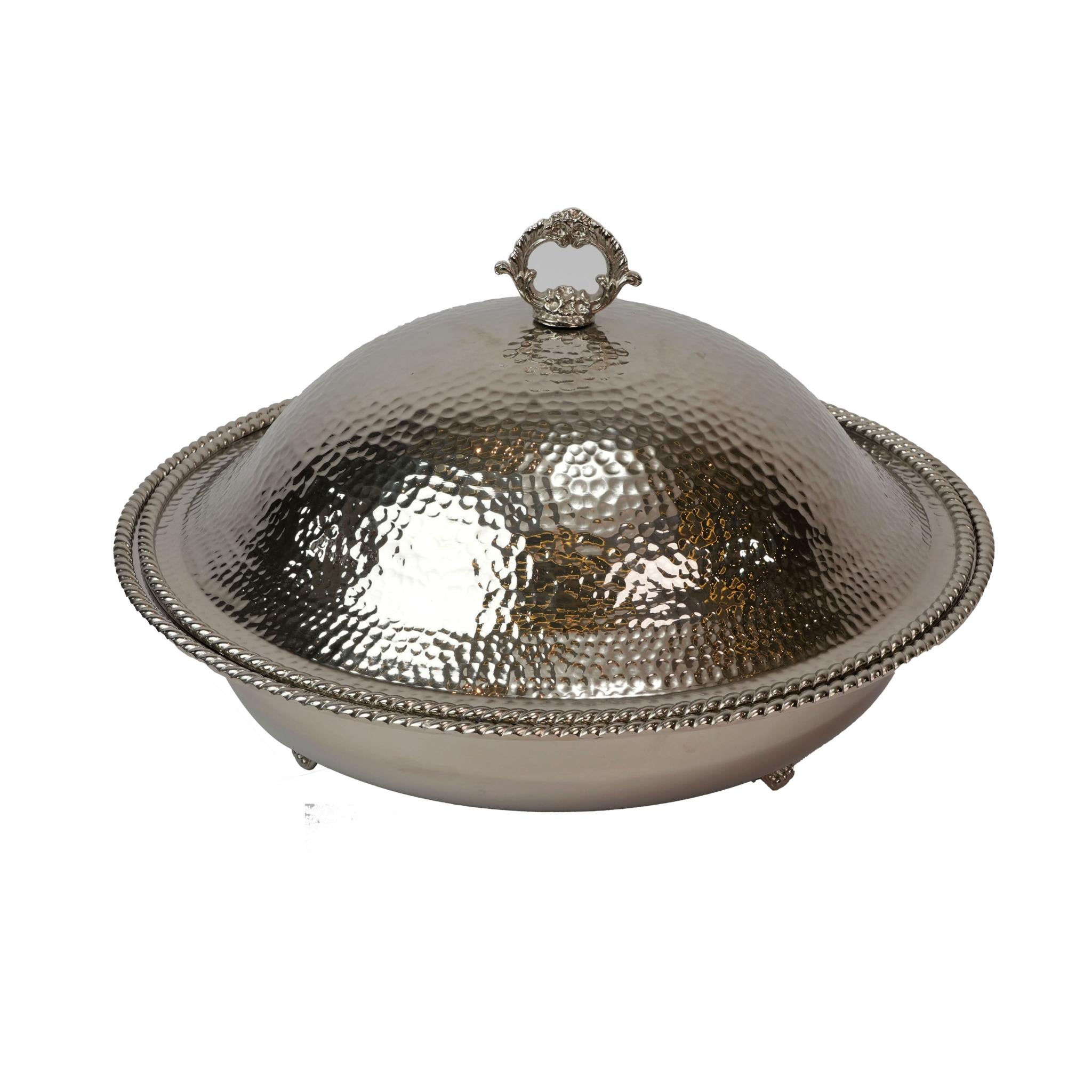 FOOD WARMER WITH STAINLESS STEEL PLATE