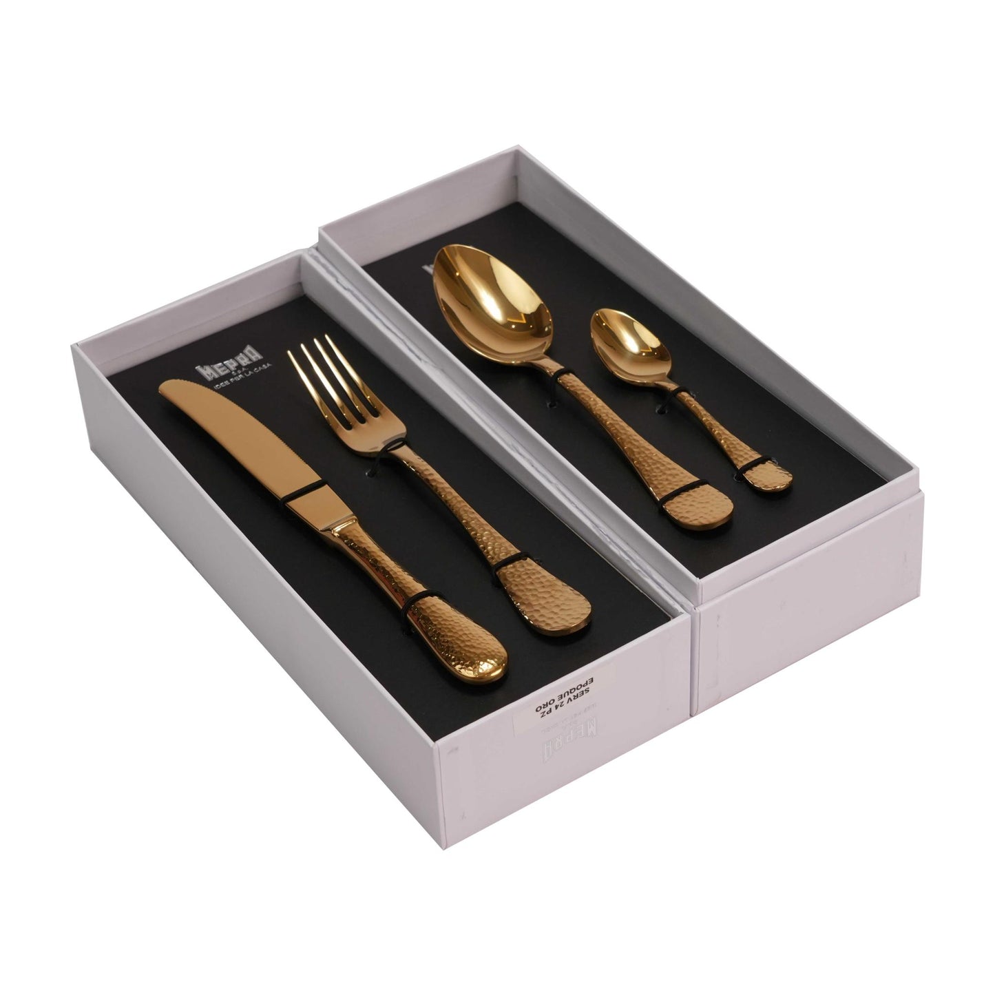 EPOQUE ORO DESIGN  CUTLERY  SET  OF 24 PCS / GOLD