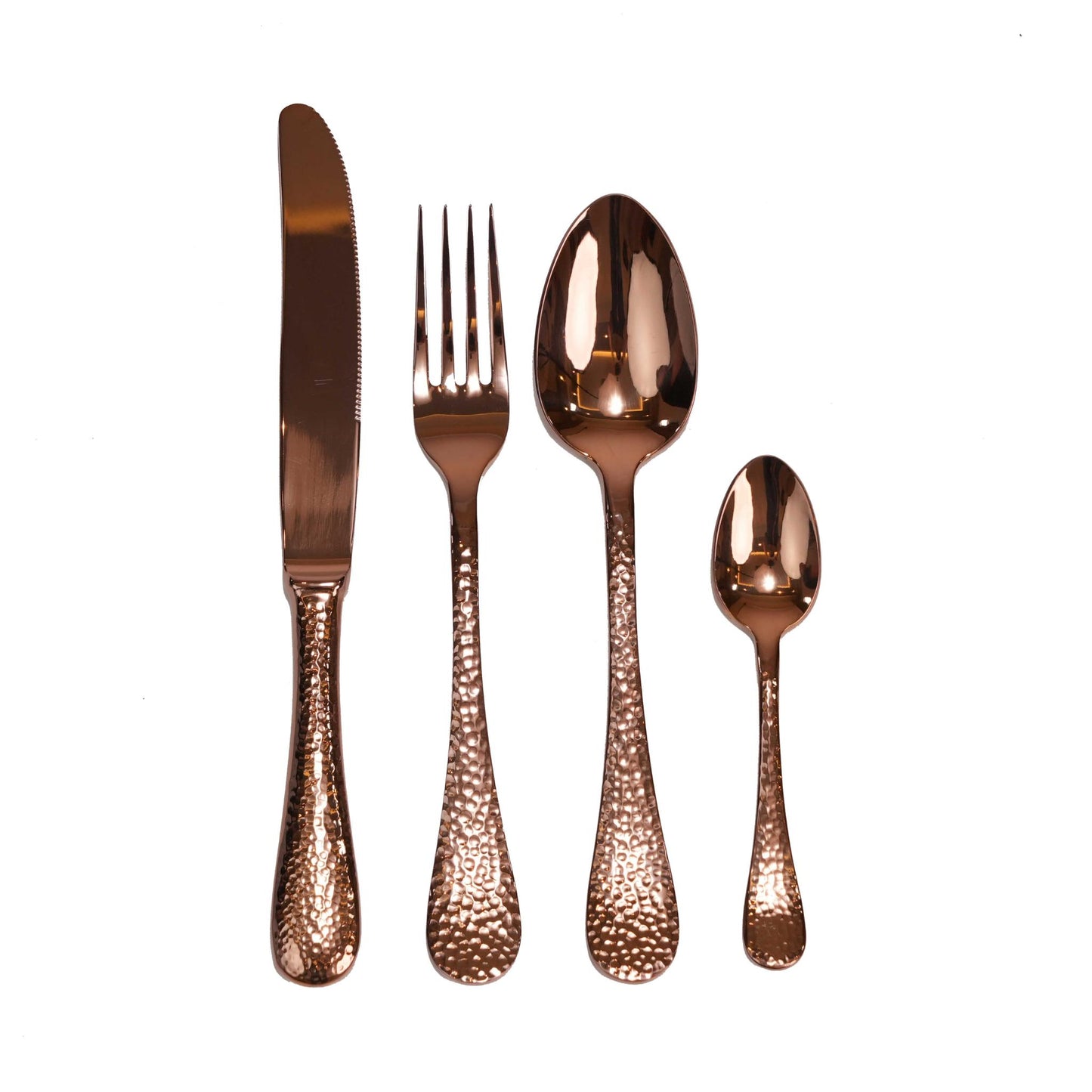MEPRA EPOQUE DESIGN BRONZE  CUTLERY  SET  OF  24 PCS  / BRONZE  WITH DESIGN