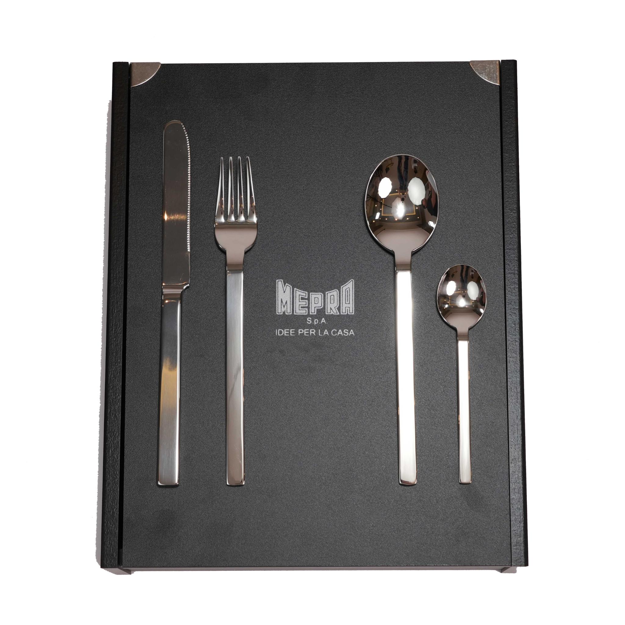 STILE ICE DESIGN   CUTLERY SET 24 PCS / SILVER