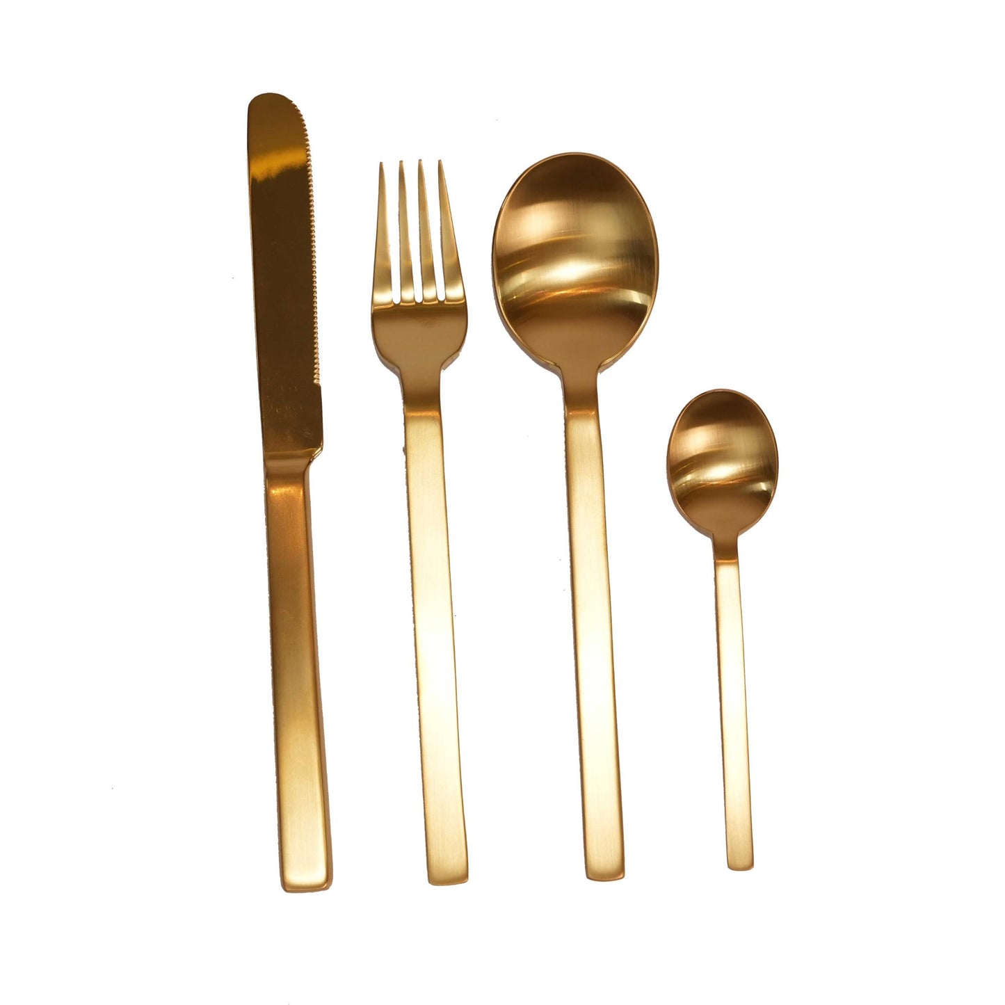 STILE ICE ORO DESIGN CUTLERY SET  OF 24 PCS / GOLD