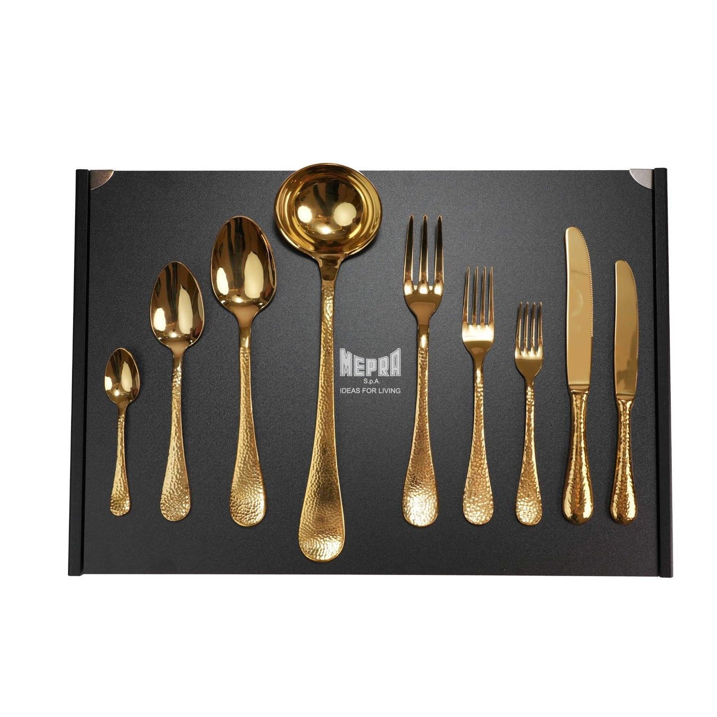 MEPRA EPOQUE ORO DESIGN CUTLERY SET OF 75 PCS / GOLD