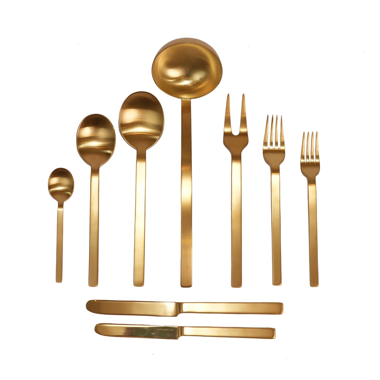 STILE ICE ORO DESIGN  CUTLERY SET OF 75 PCS / GOLD