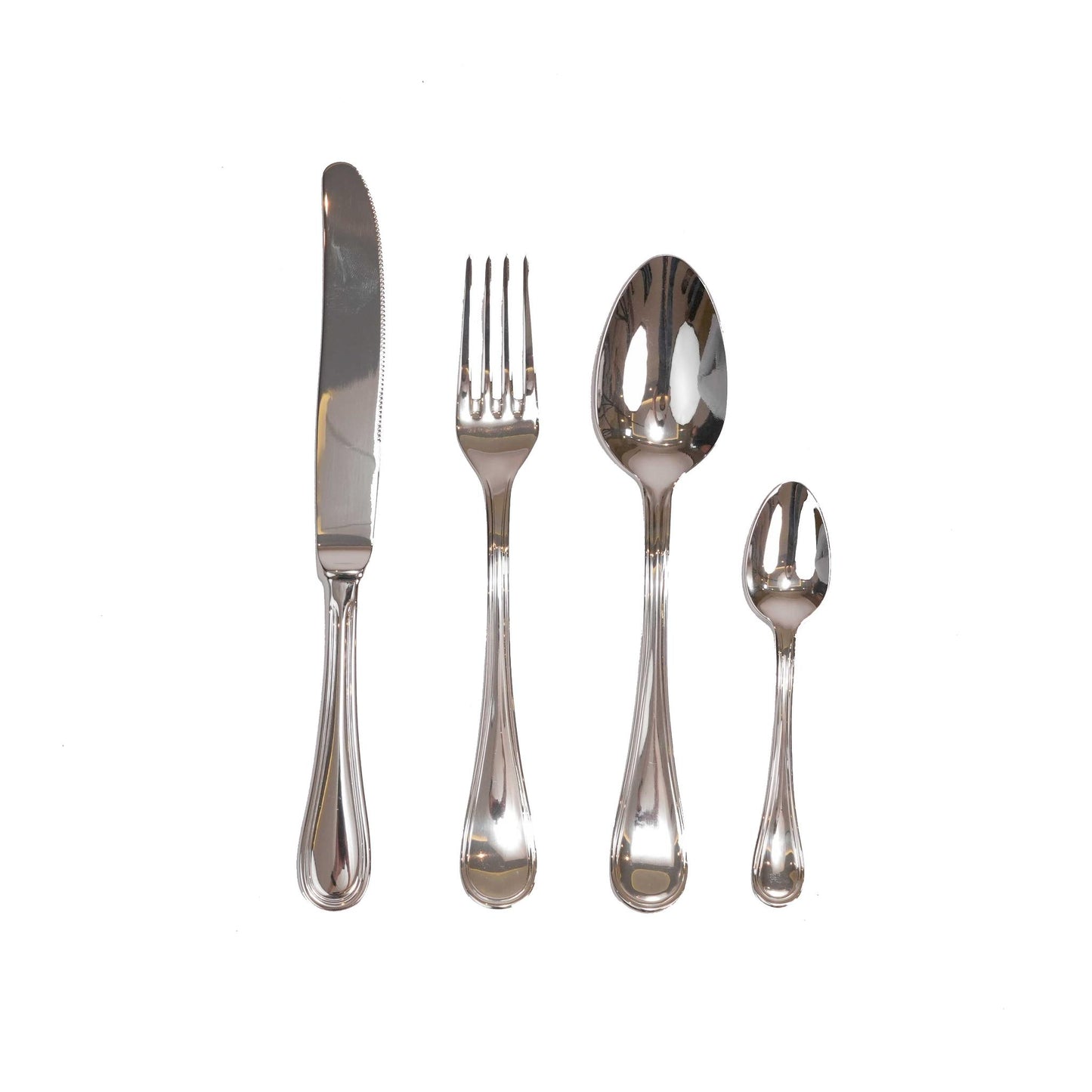 MEPRA BOHEME DESIGN  CUTLERY SET  OF  24 PCS / SILVER