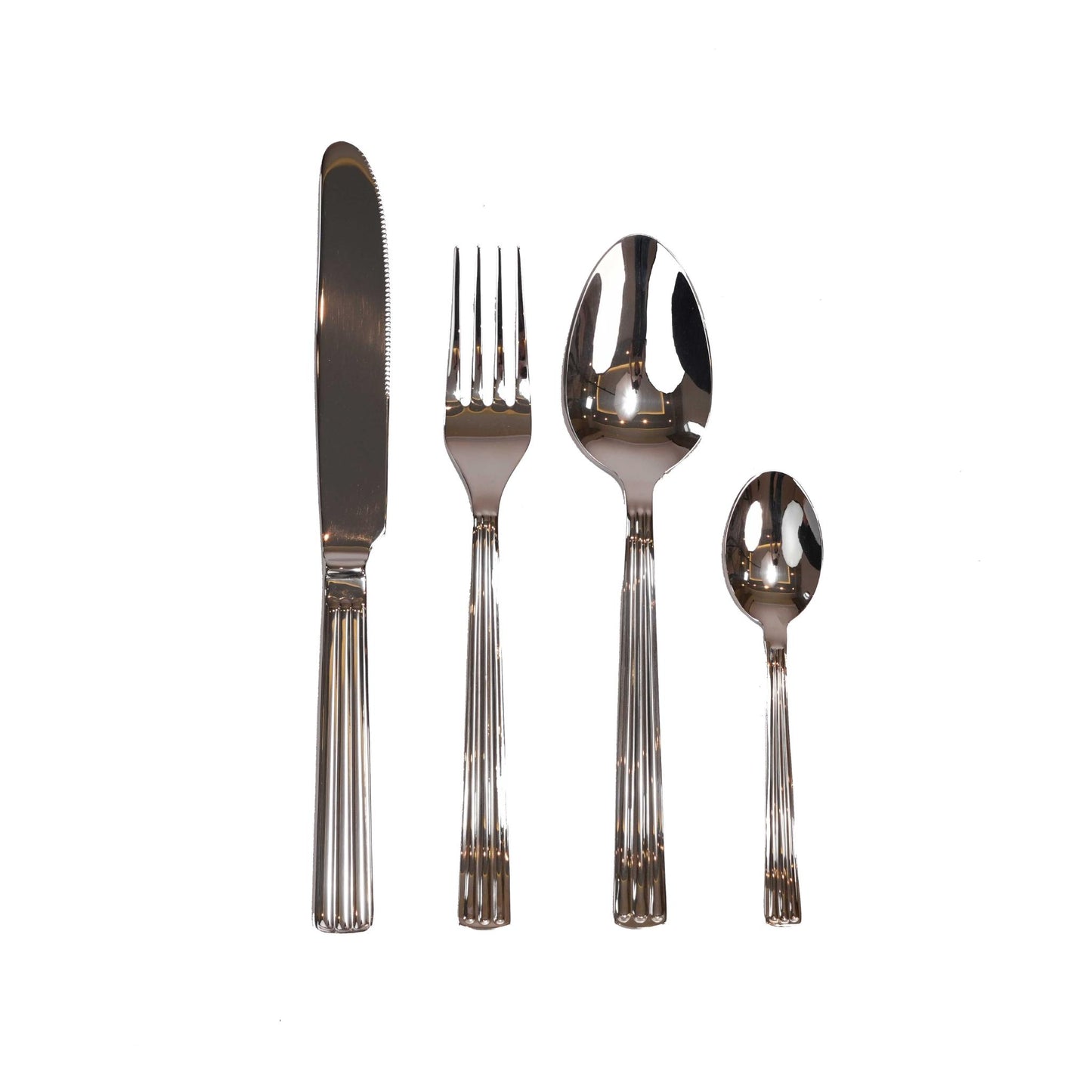 MEPRA SOLE DESIGN CUTLERY SET OF 24 PCS / SILVER