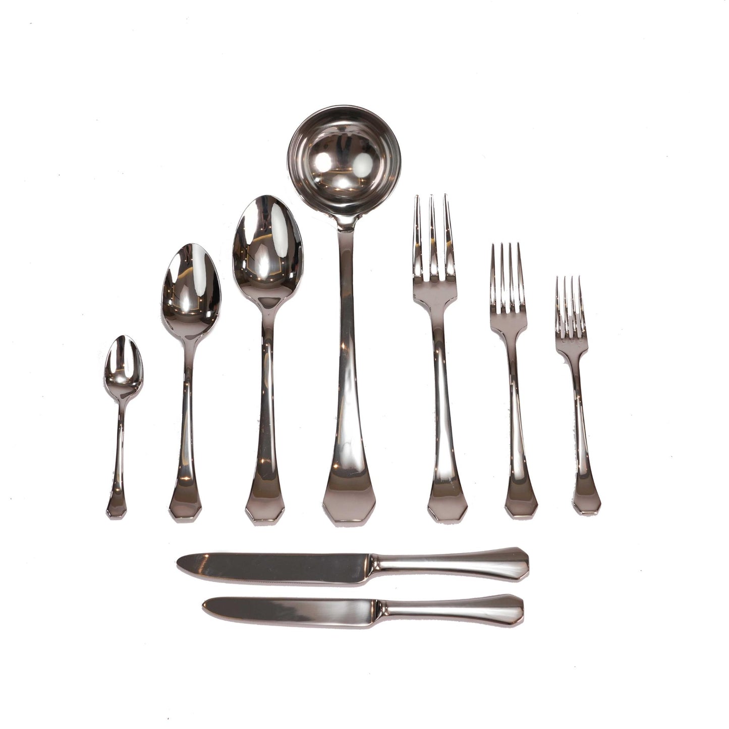 MEPRA MORETTO DESIGN CUTLERY SET  OF  75 PCS  / SILVER