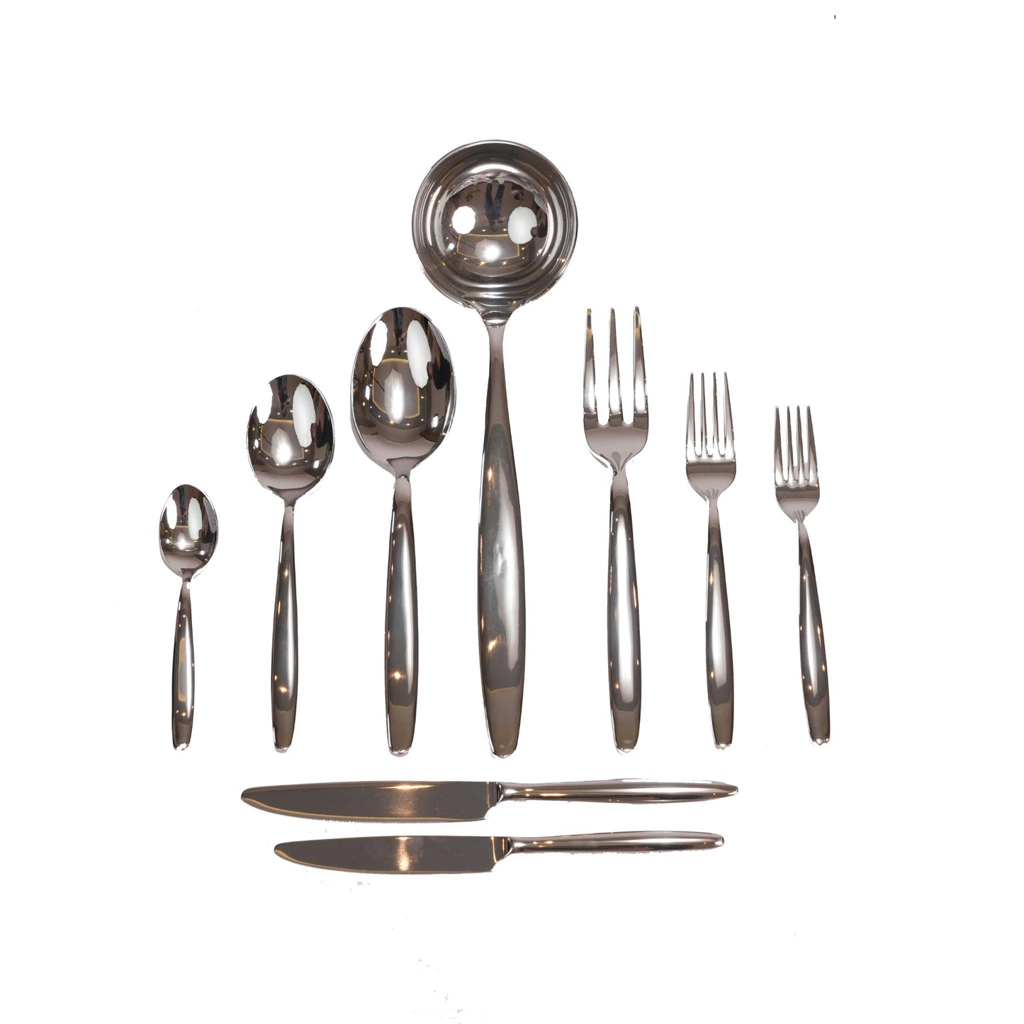 MEPRA ACQUA DESIGN CUTLERY SET OF 75 PCS / SILVER