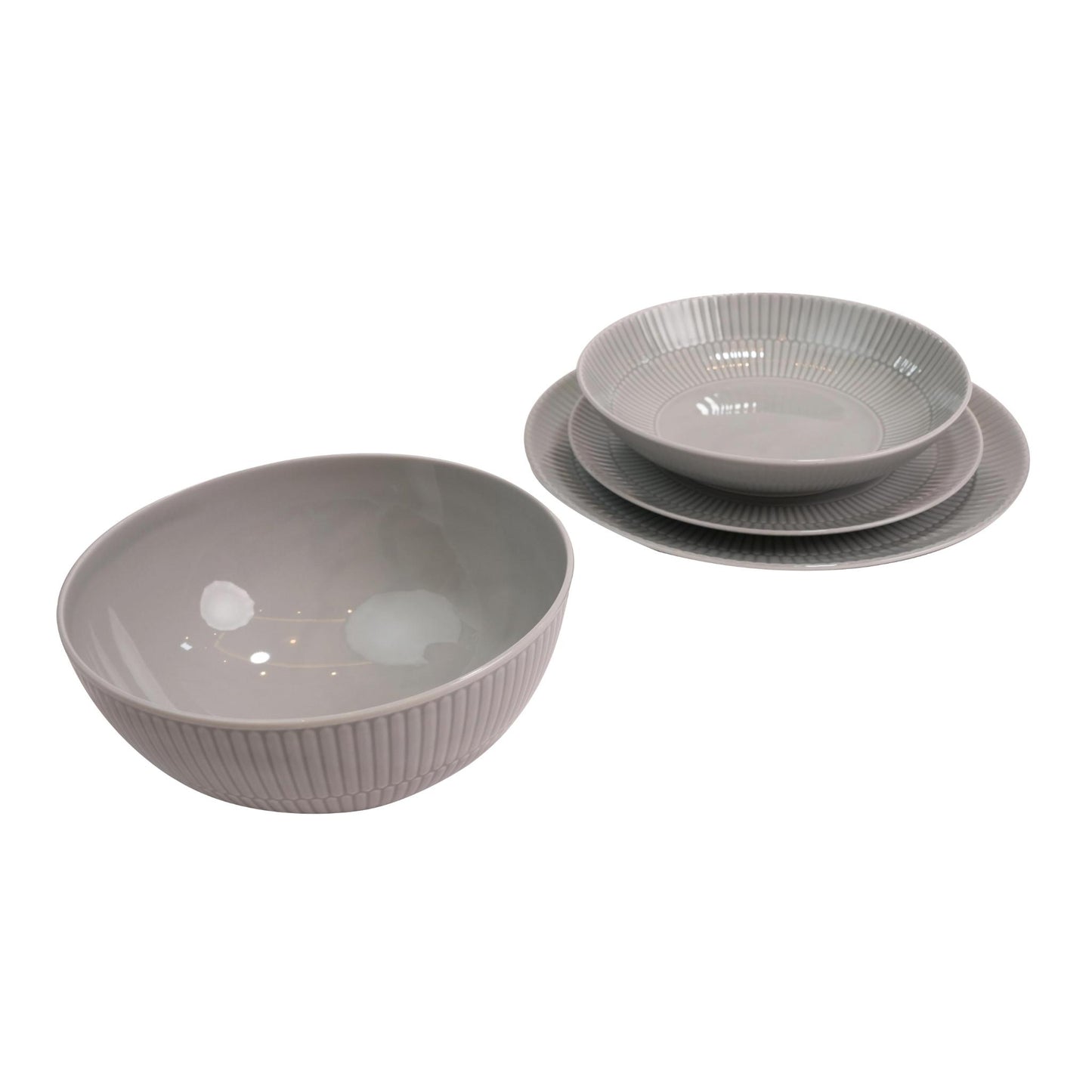 AMINA SILBERGRAU UNI  COLLECTION  DINNER  SET OF 19 PCS