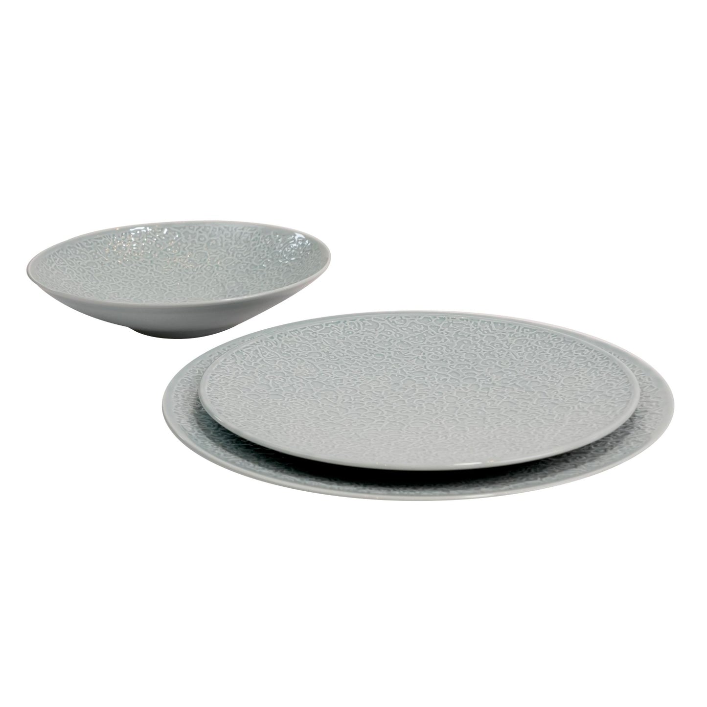 NORI ARKTISBLAU LIGHT UNI COLLECTION  DINNER  SET OF 13 PCS