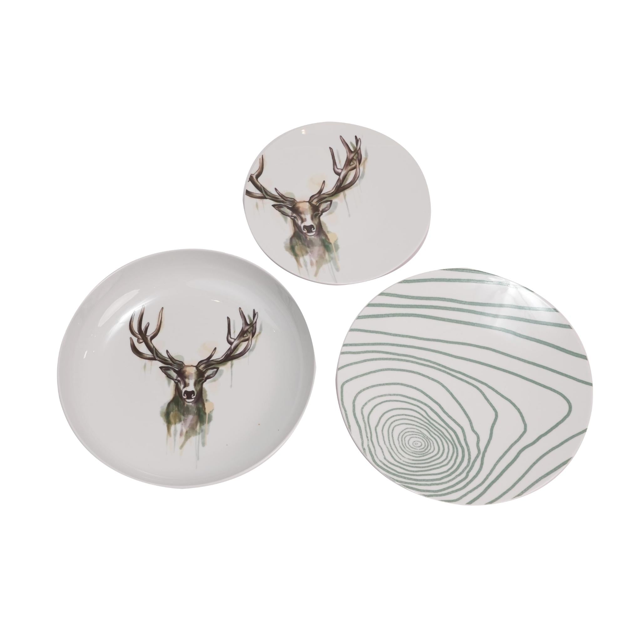 LIFE NATURE  DINNER  SET OF 13 PCS