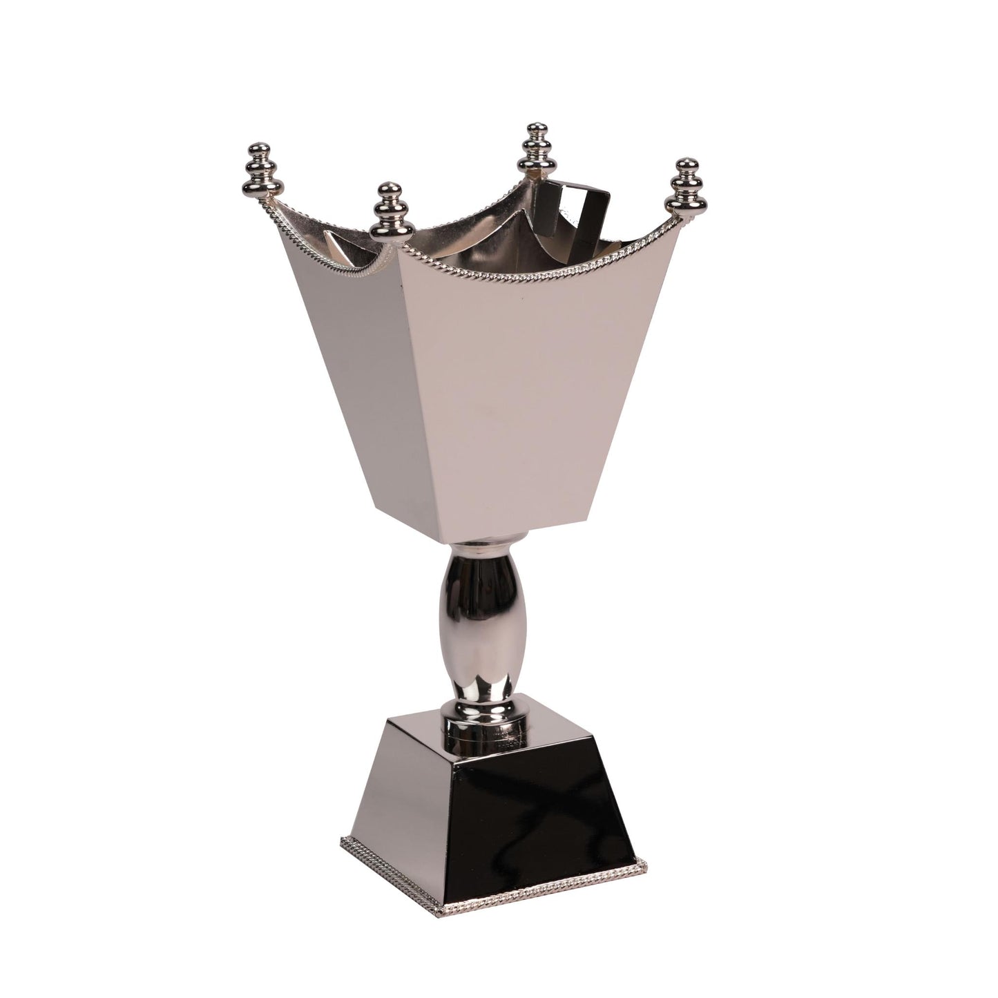 MABKHARA ,  S25  DECOR ON TOP & BASE  / SILVER PLATED