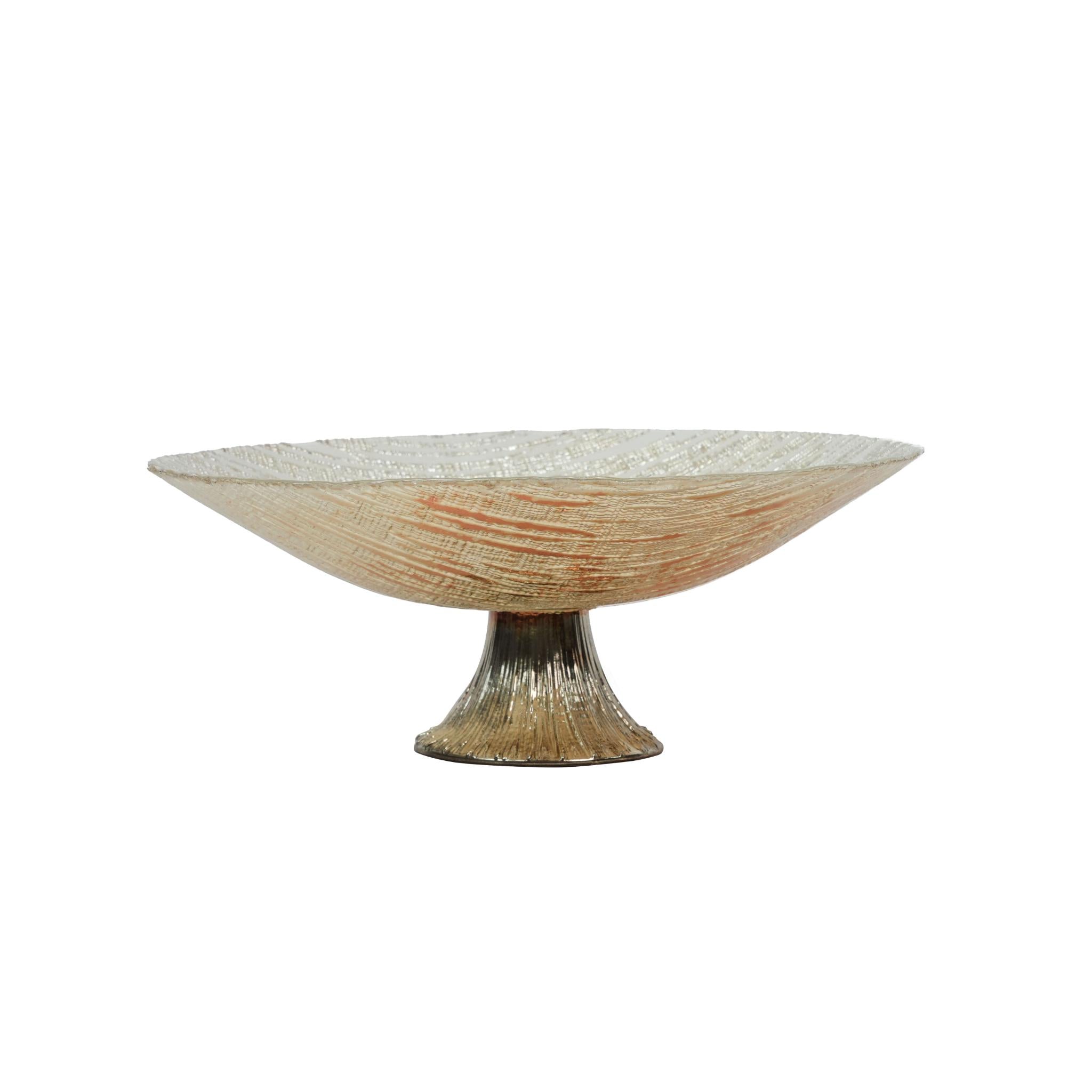 FOOTED CIOTOLA BOWL  SILVER