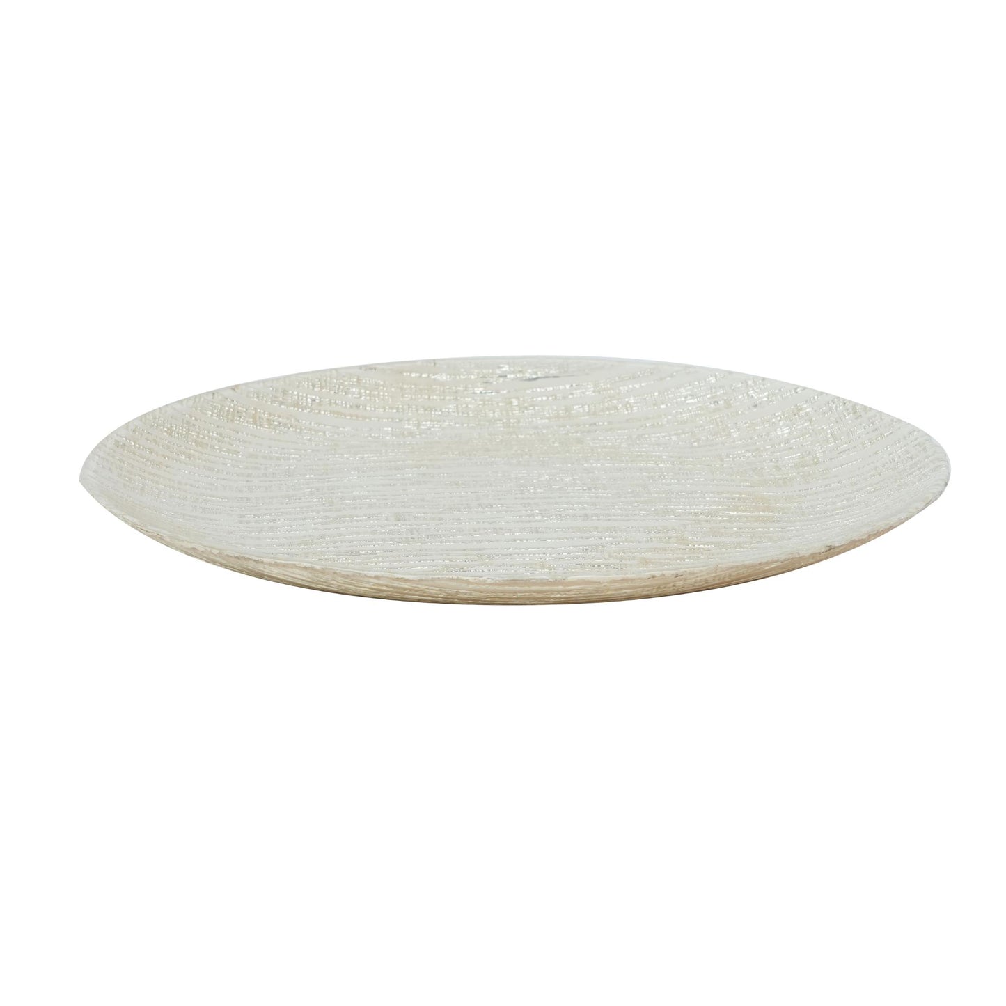 CIOTOLA FLAT  ROUND  PLATE  GOLD